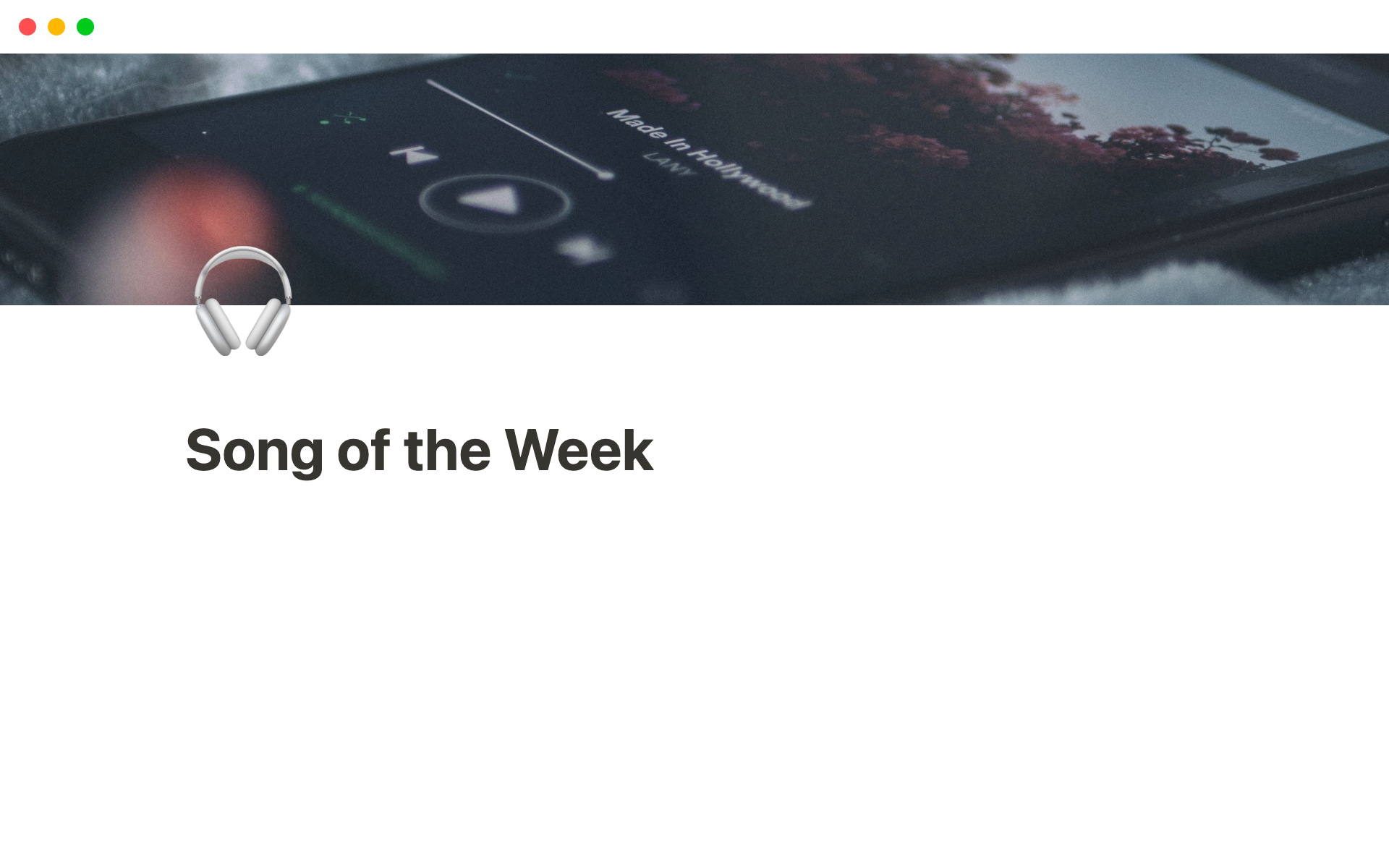 list-your-favourite-song-of-the-week-notion-template