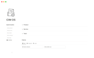 CIM OS Notion Template