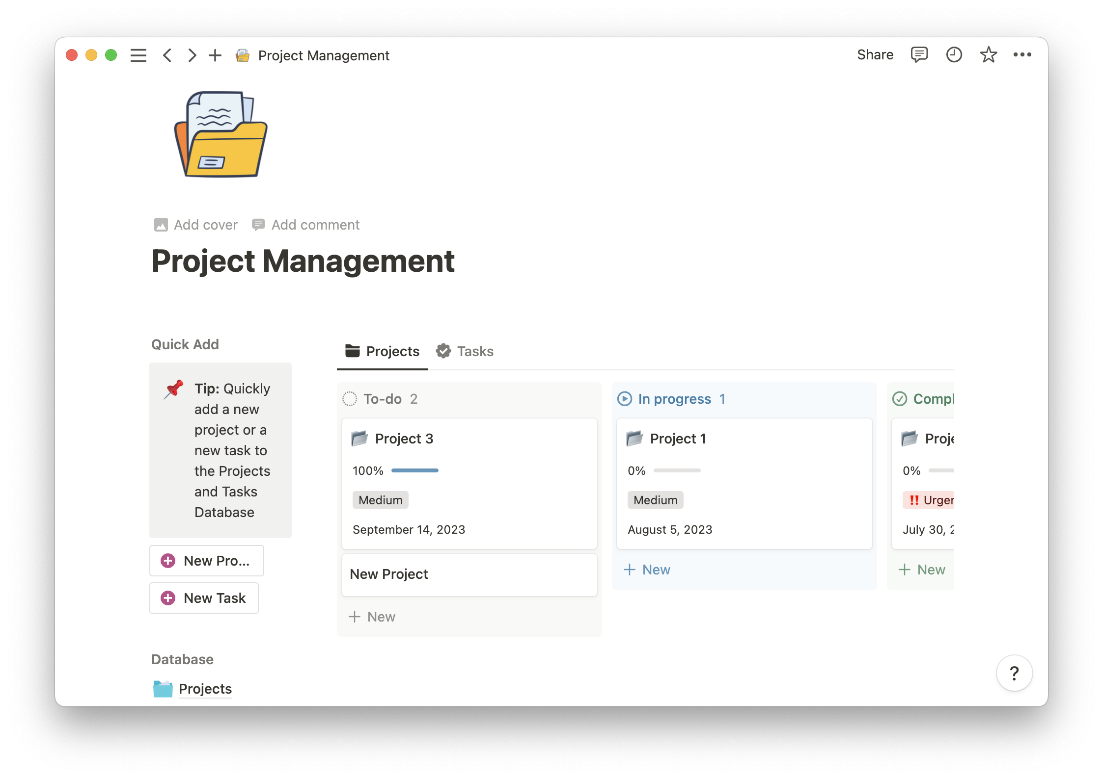 notions-project-management-template