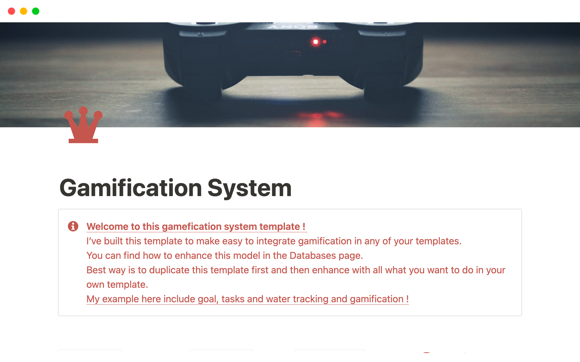 Notion Gamification System supercharge your templates with a base of gamification to introduce an exciting game-like experience for your customers