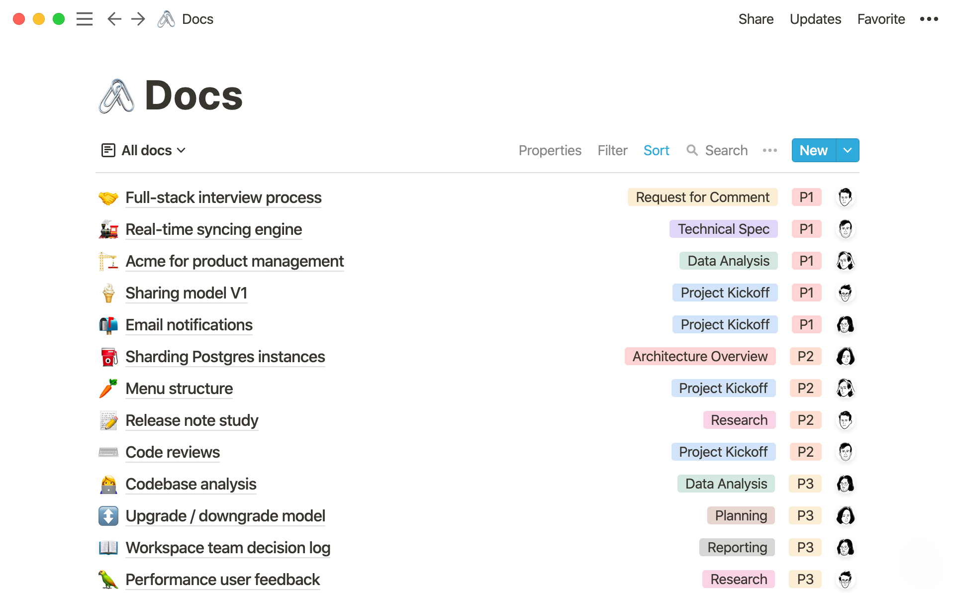 All your team’s documentation, organized in one place.