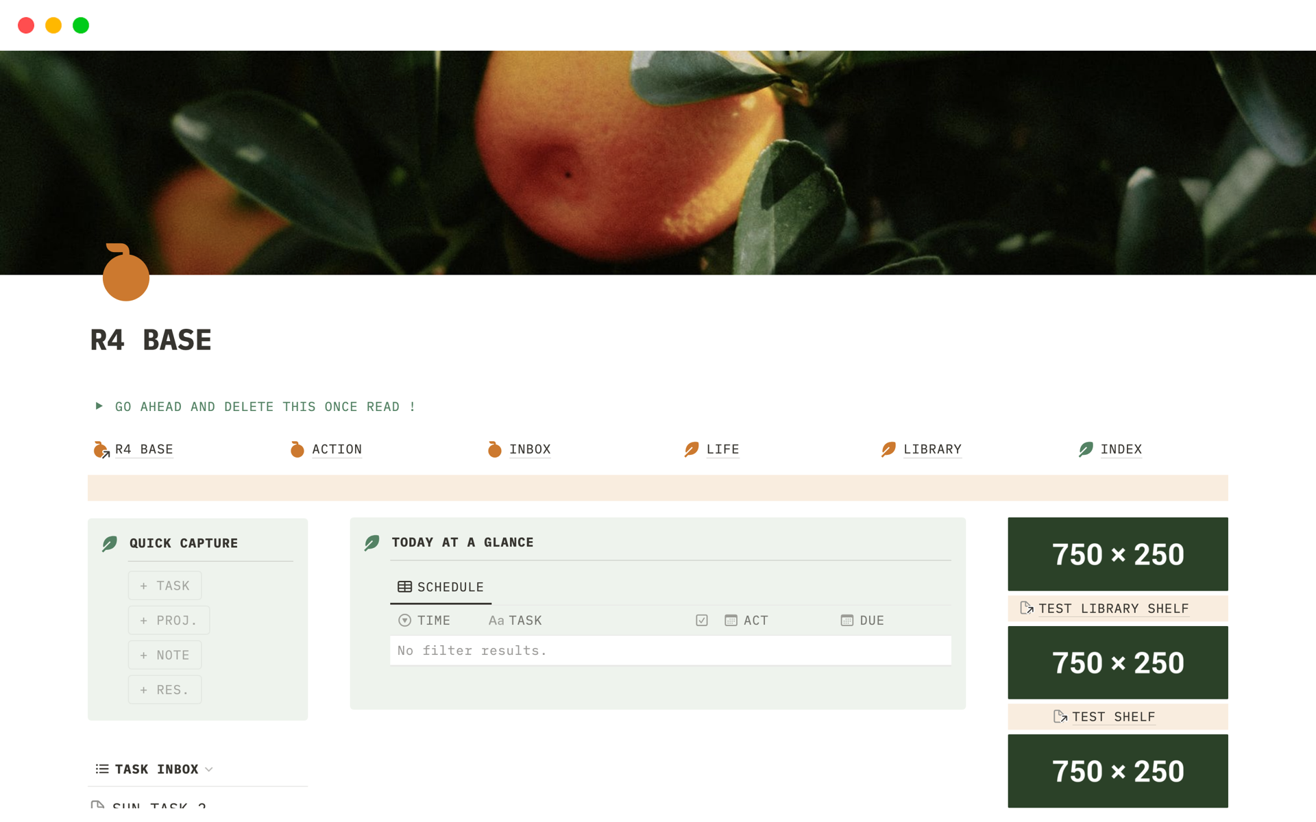 Modular Dashboard v 1.4 Notion Template
