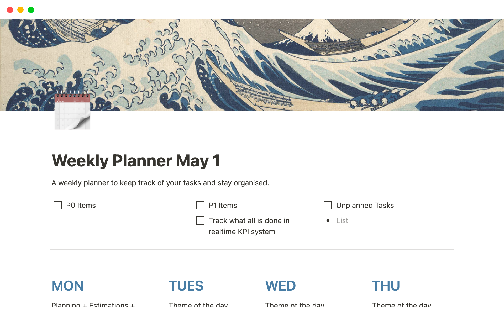 A template preview for Transform Your Work Week: Ultimate Notion Template for Software Engineers