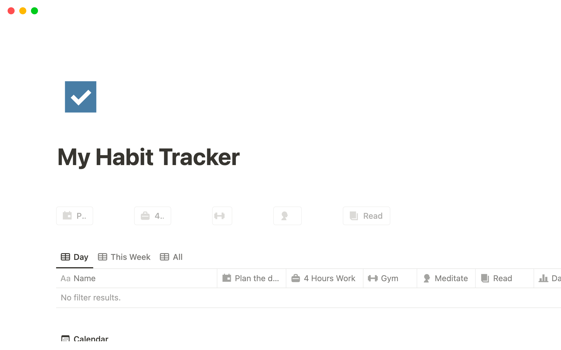 The Notion Habit Tracker Template is a customizable tool that helps you track daily habits and set achievable goals.