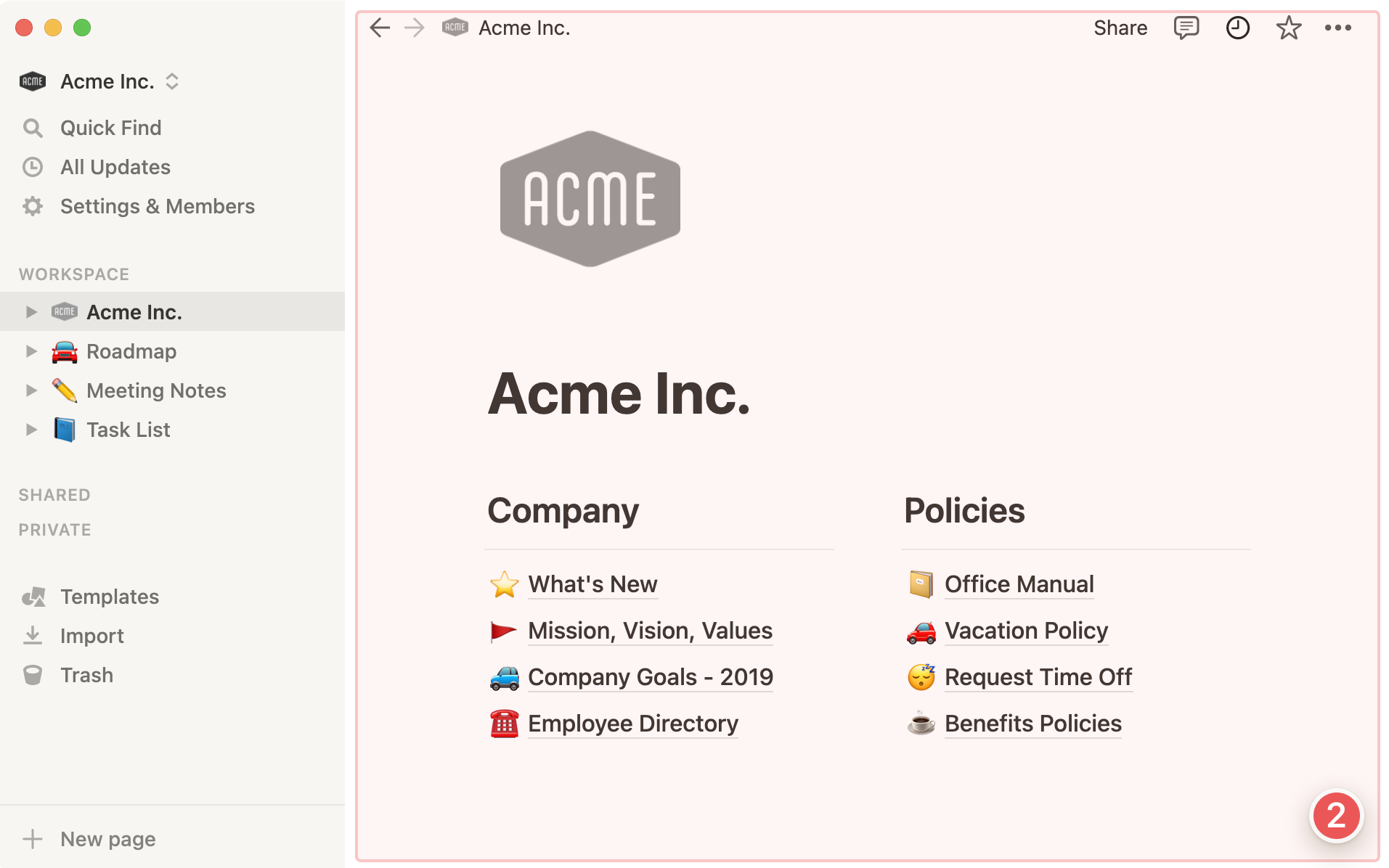 Guia para usar as configurações de compartilhamento e autorização do Notion  – Centro de ajuda do Notion