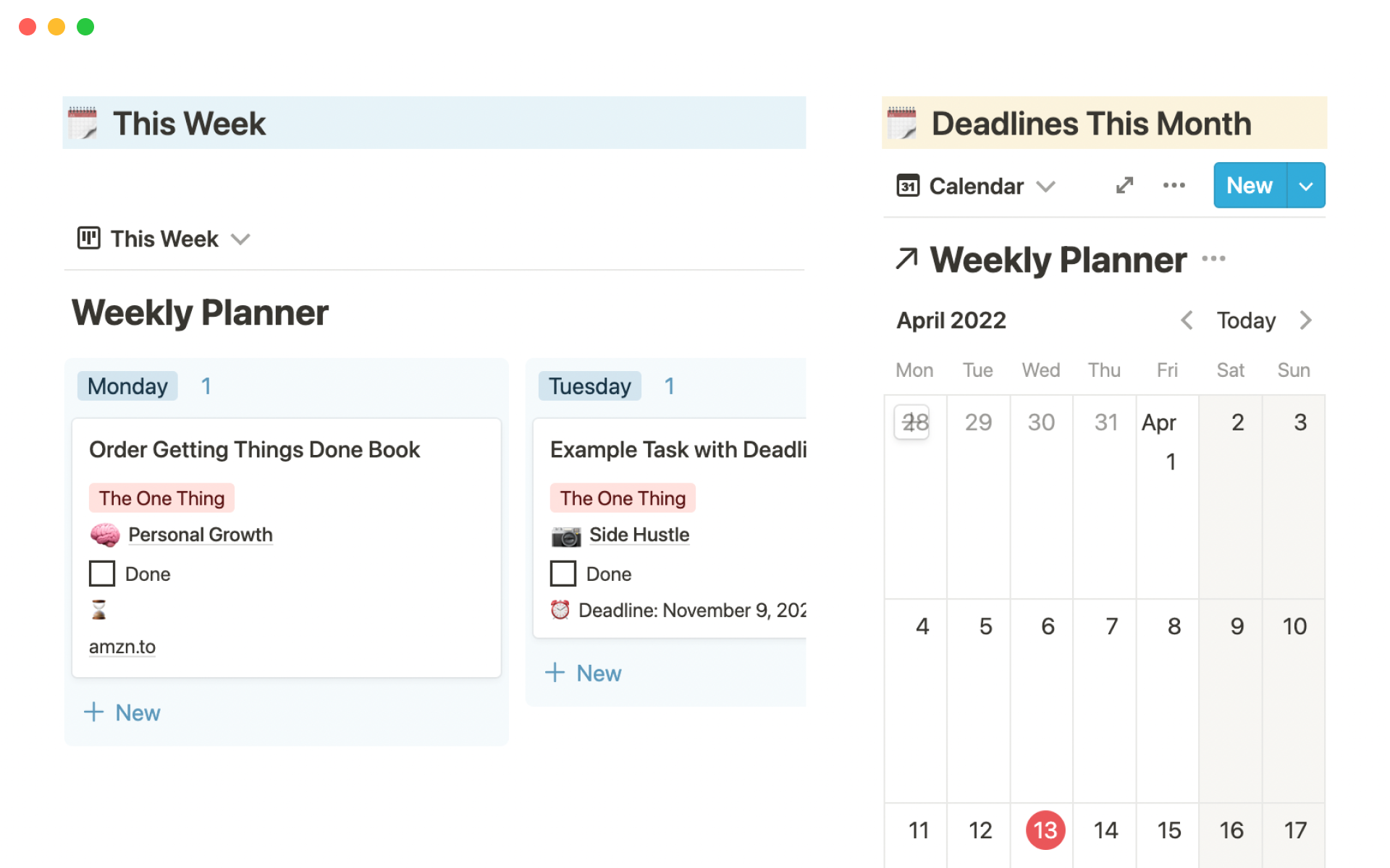 A weekly planner and daily habit tracker that gives you the best of both worlds: a digital productivity tool inspired by the simplicity of paper systems.
