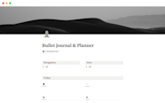 Bullet Journal Planner Notion Template