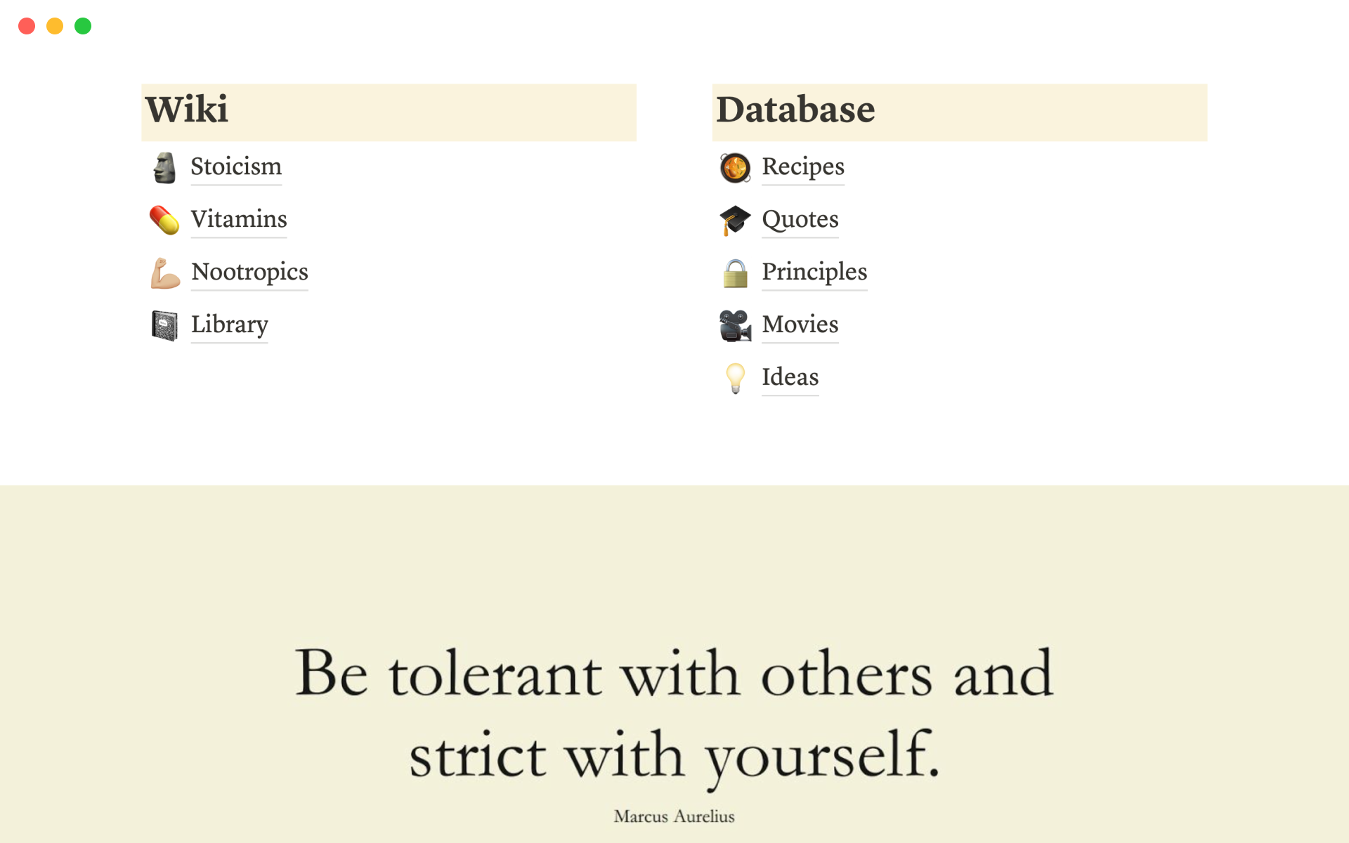 Manage your entire life as a stoic from one place, digitally.