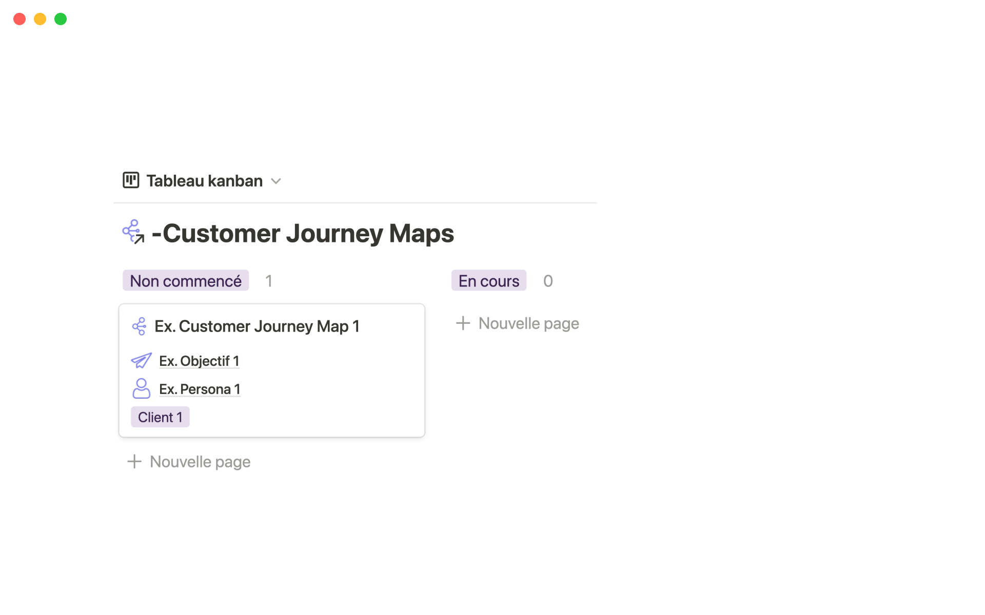 Un outil pour créer, contrôler et suivre vos Customer Journey Maps