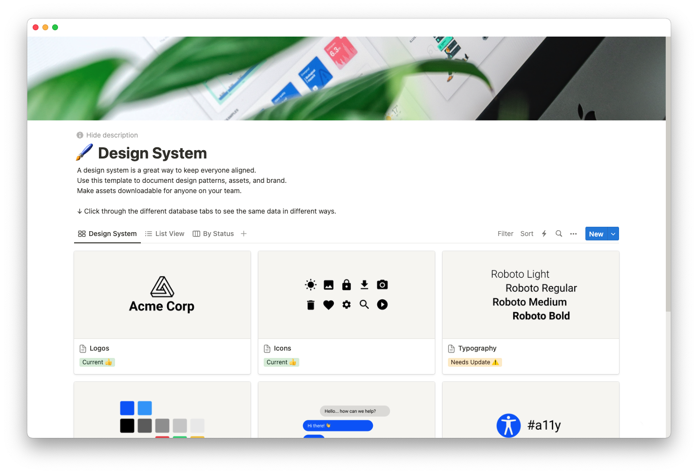 design system template thumbnail
