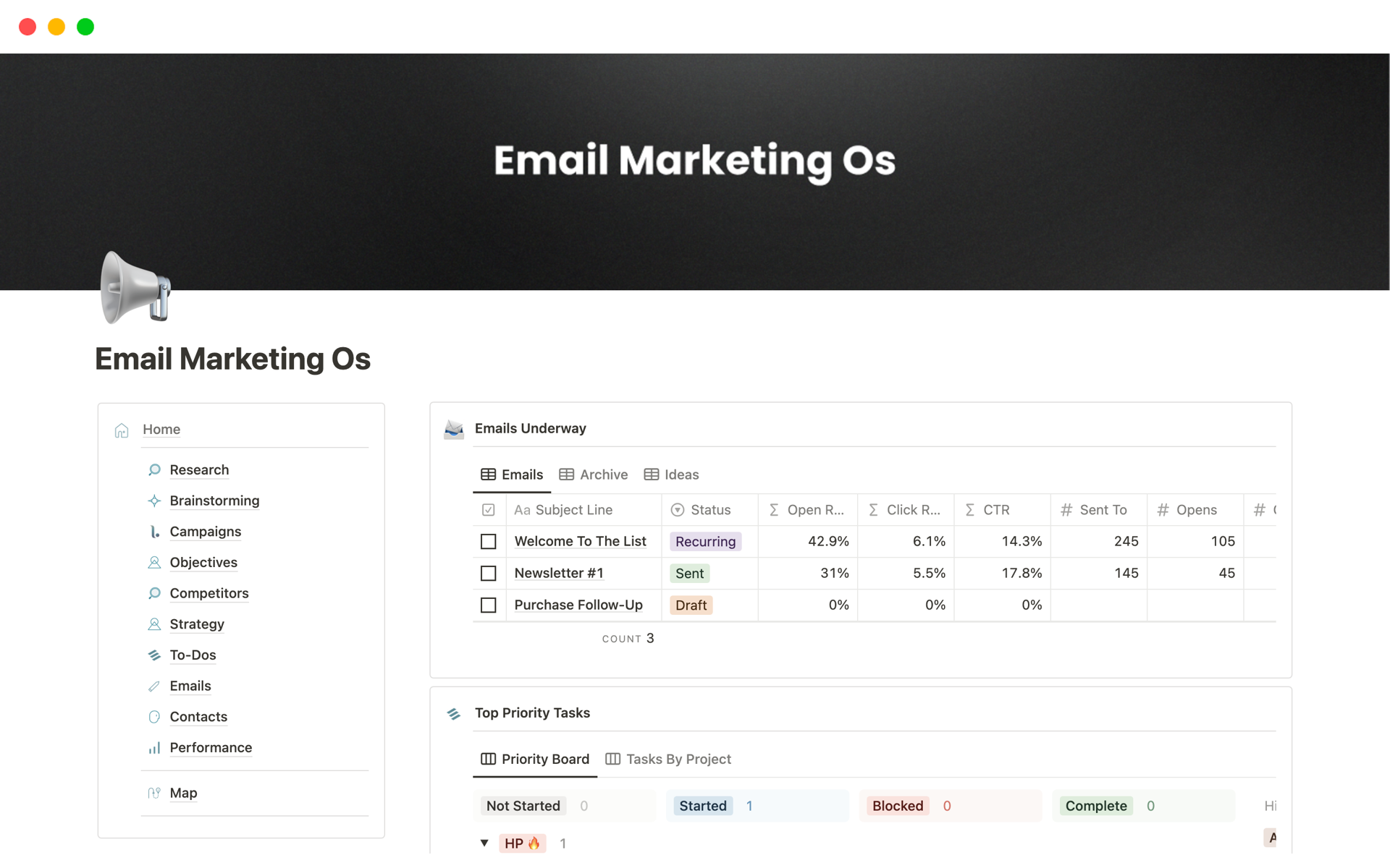 A template preview for Email Marketing Os
