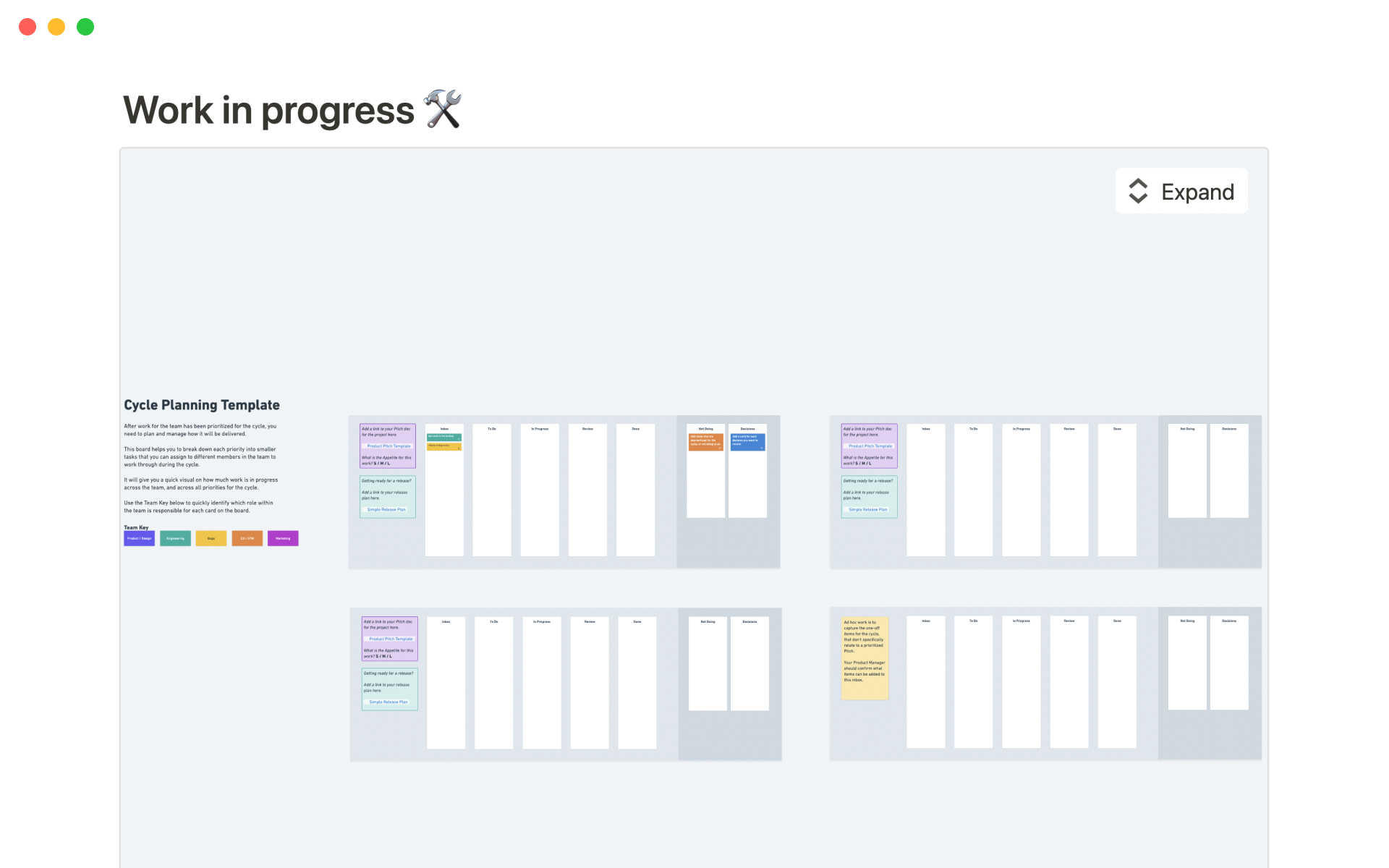 Create a Teams directory in your Company Wiki using Whimsical's flowcharts, project maps and more.