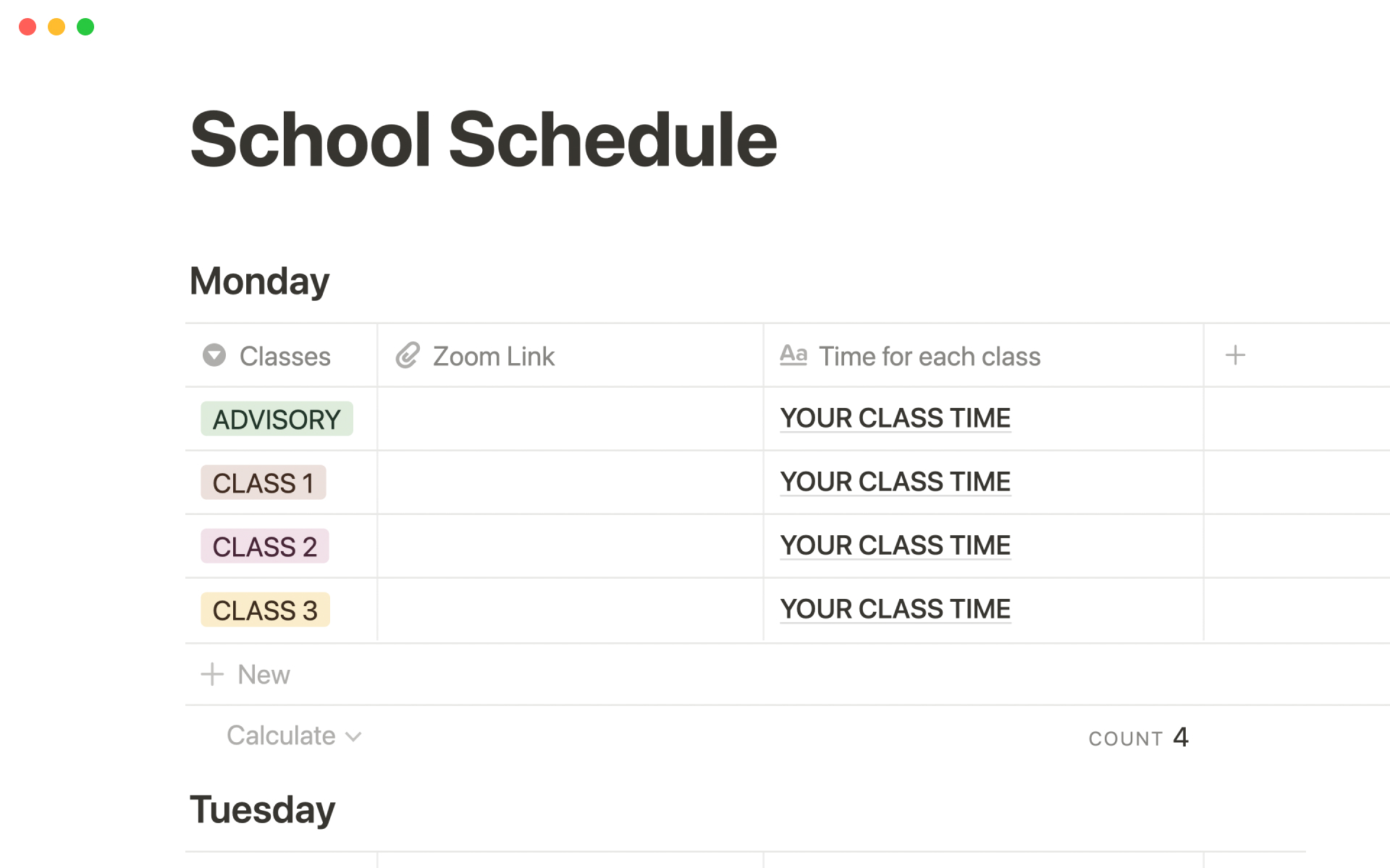 Become more organized, productive, and efficient with this dashboard, perfect for students.