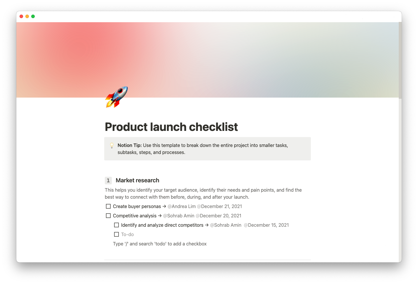 product launch checklist template thumbnail