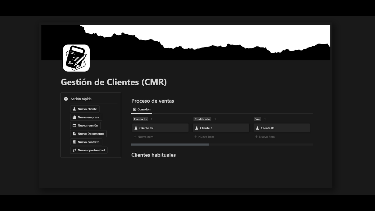 Clientes (CRM): Nuestra solución de gestión de relaciones con los clientes (CRM) te permite centralizar y organizar toda la información relevante sobre tus clientes. 