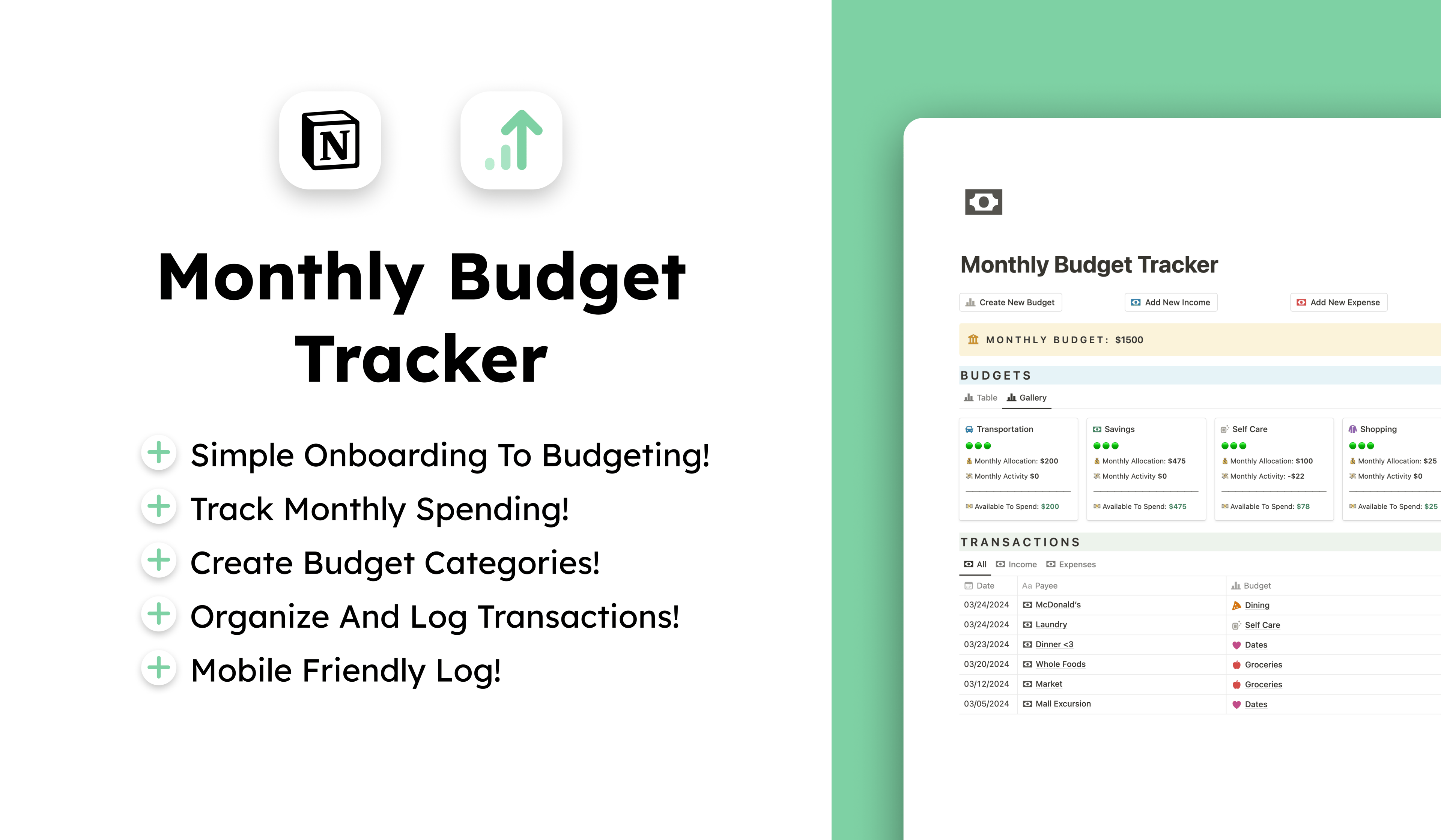 Start your budgeting journey! 💰