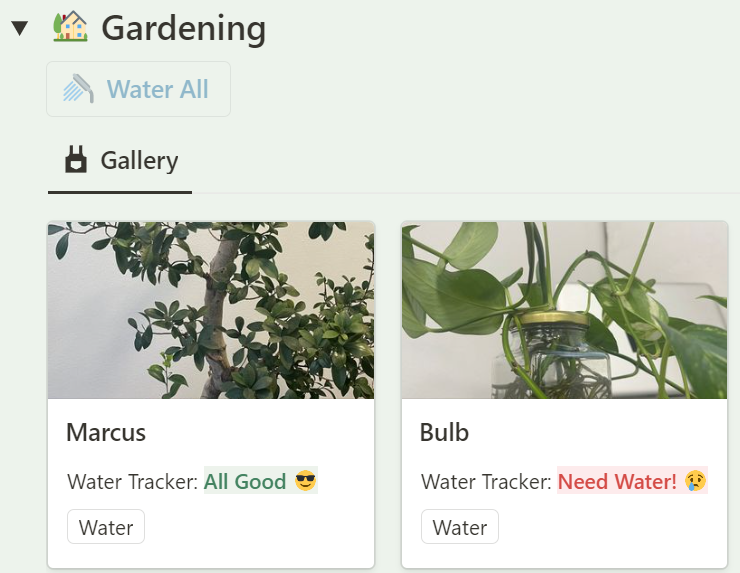 A simple, yet reliable plant tracker with an automatic system that reminds you when it is time to water your plants.