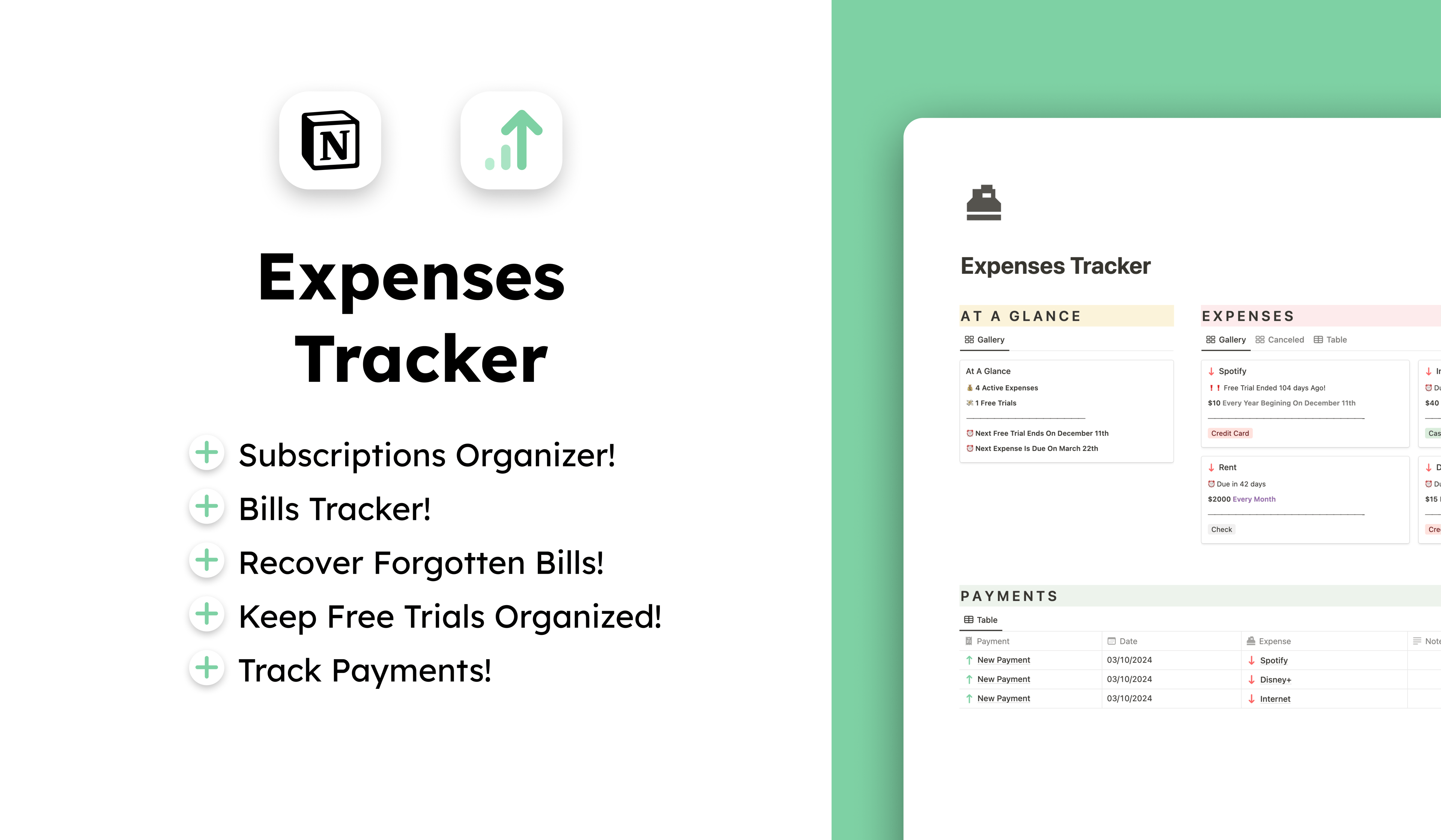 Never forget an expense again! 💸
