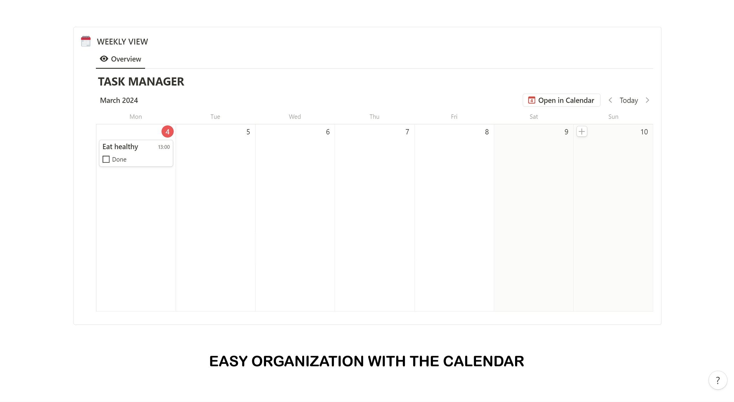 Organize your tasks simply and effectively