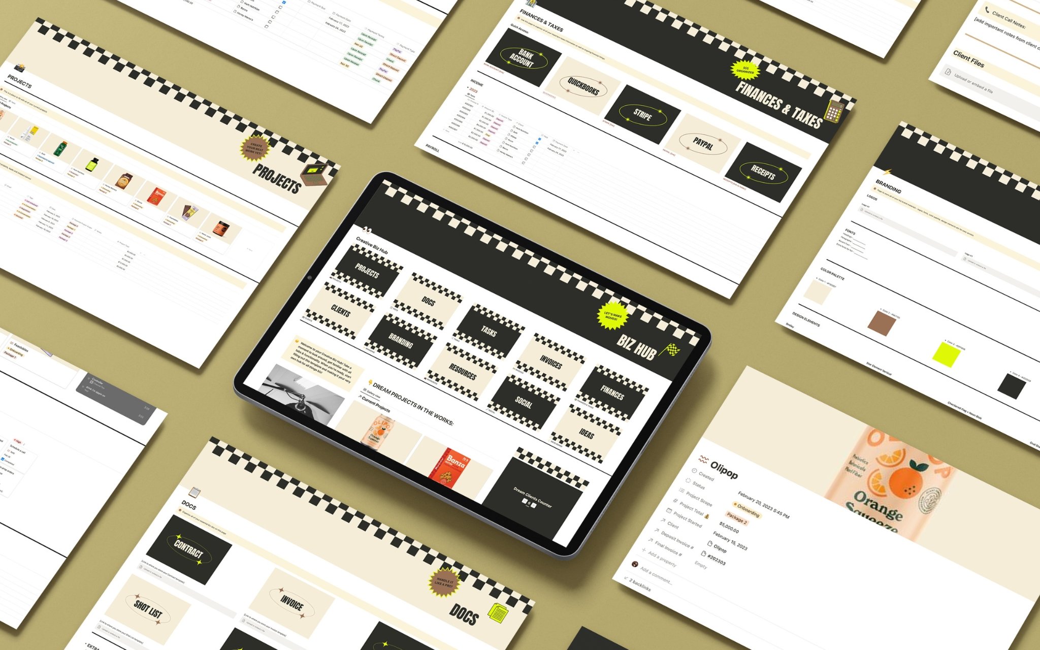 All things creative business under one digital roof - organized, categorized and systemized!