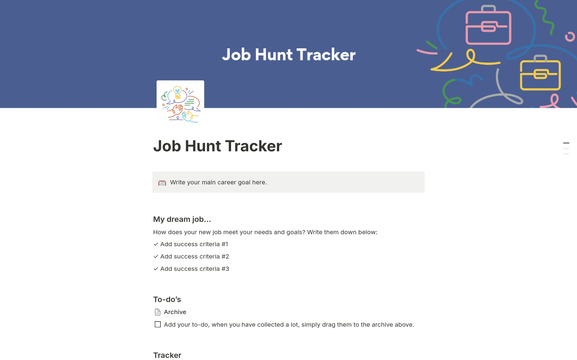 Job Hunt Tracker Template | Notion Marketplace
