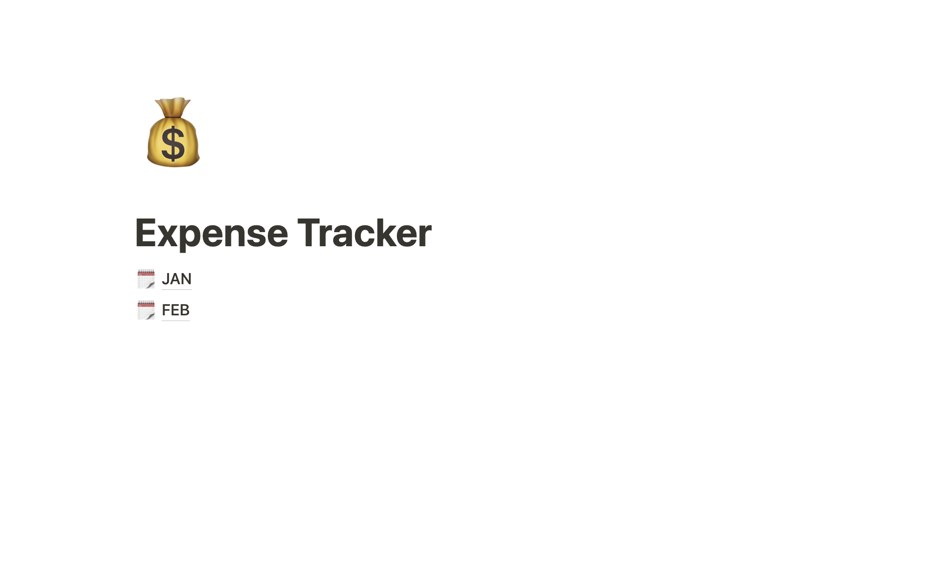 A template preview for Student Expense Tracker