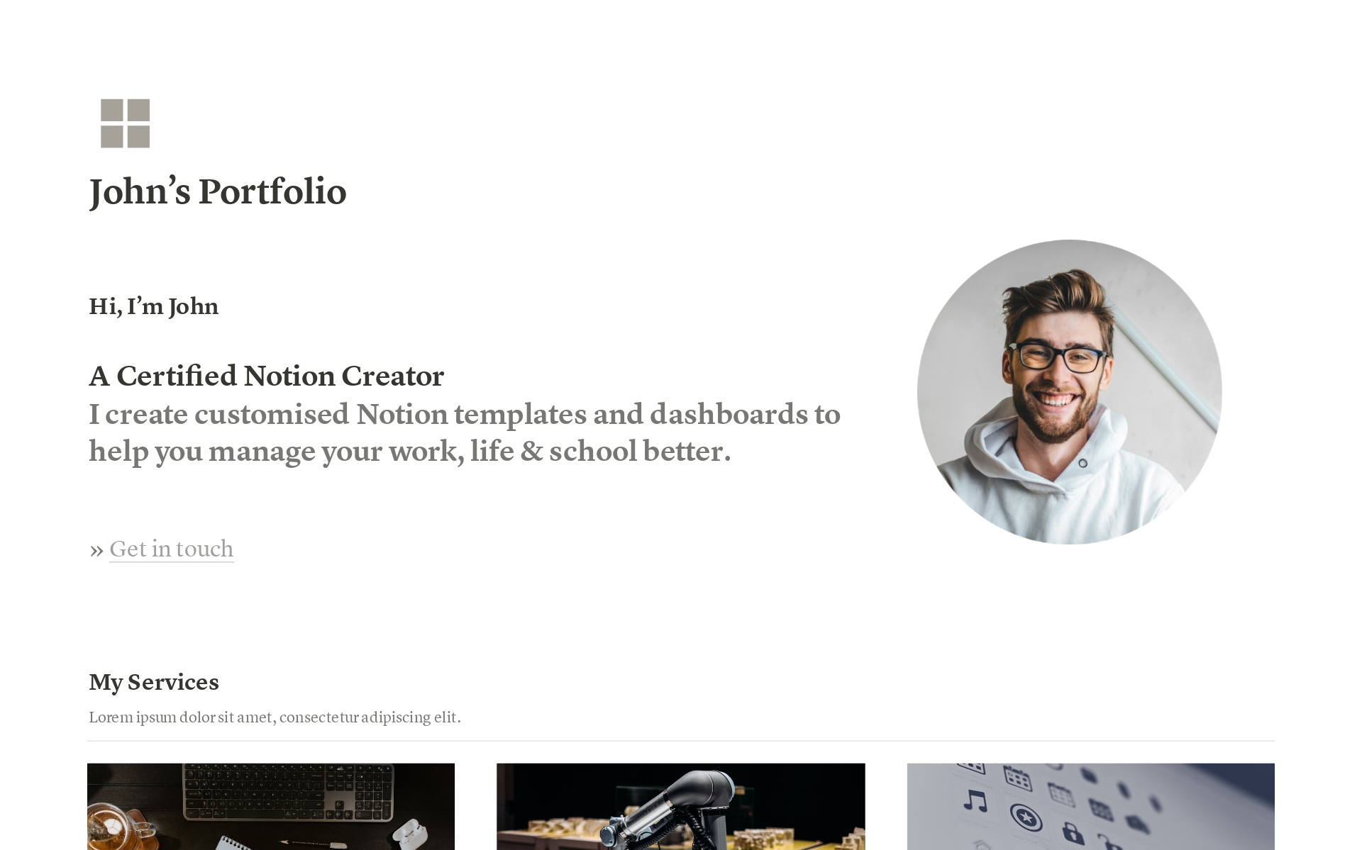 Get noticed with our sleek and minimalist Notion portfolio templates.