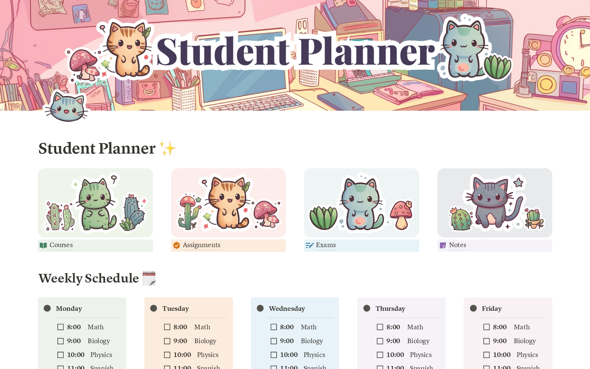 A template preview for Student Dashboard & School Management