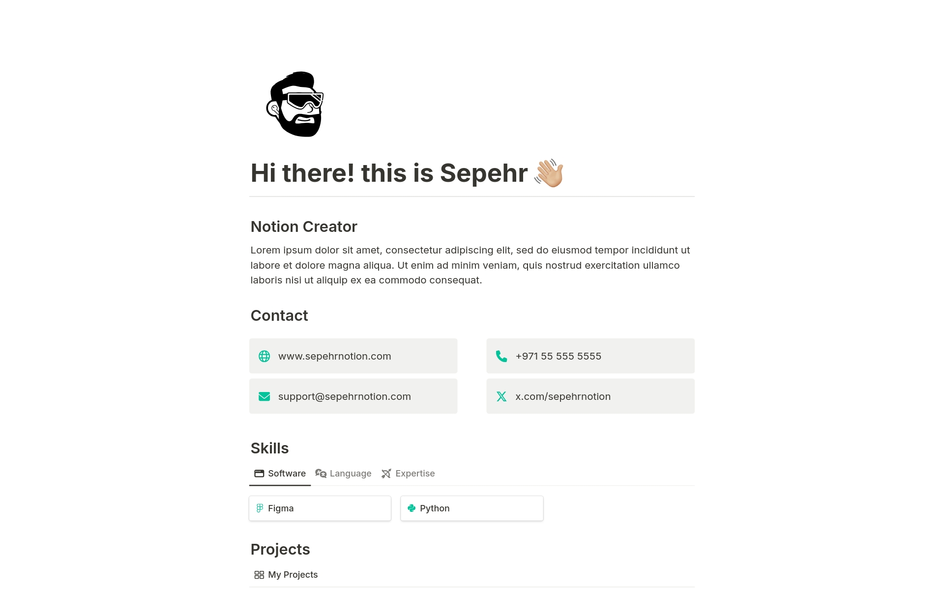 Linktree Alternative Notion Template