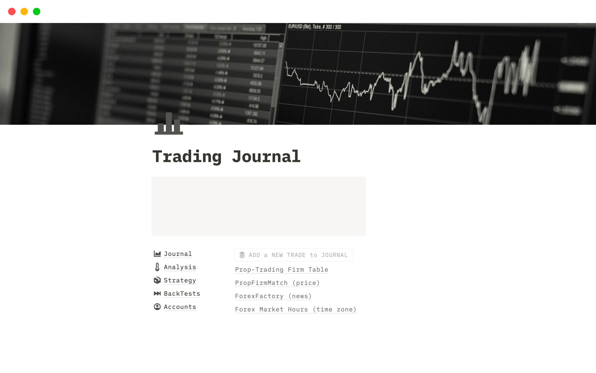 Trading Journal Template by MIka El | Notion Marketplace