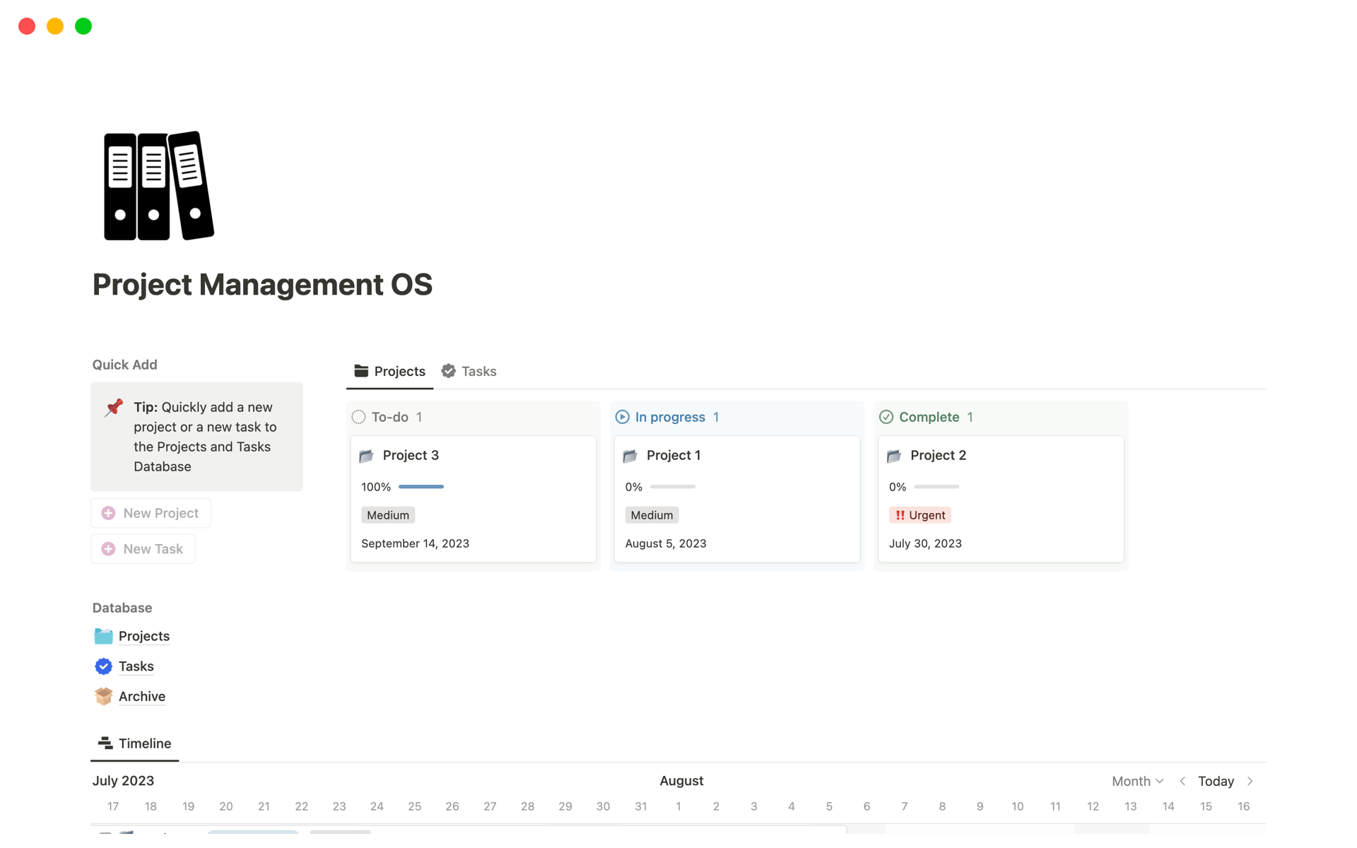 This Notion Project Management template offers a robust and customizable framework to effectively plan, track, and collaborate on your projects, ultimately improving productivity and ensuring successful project delivery.