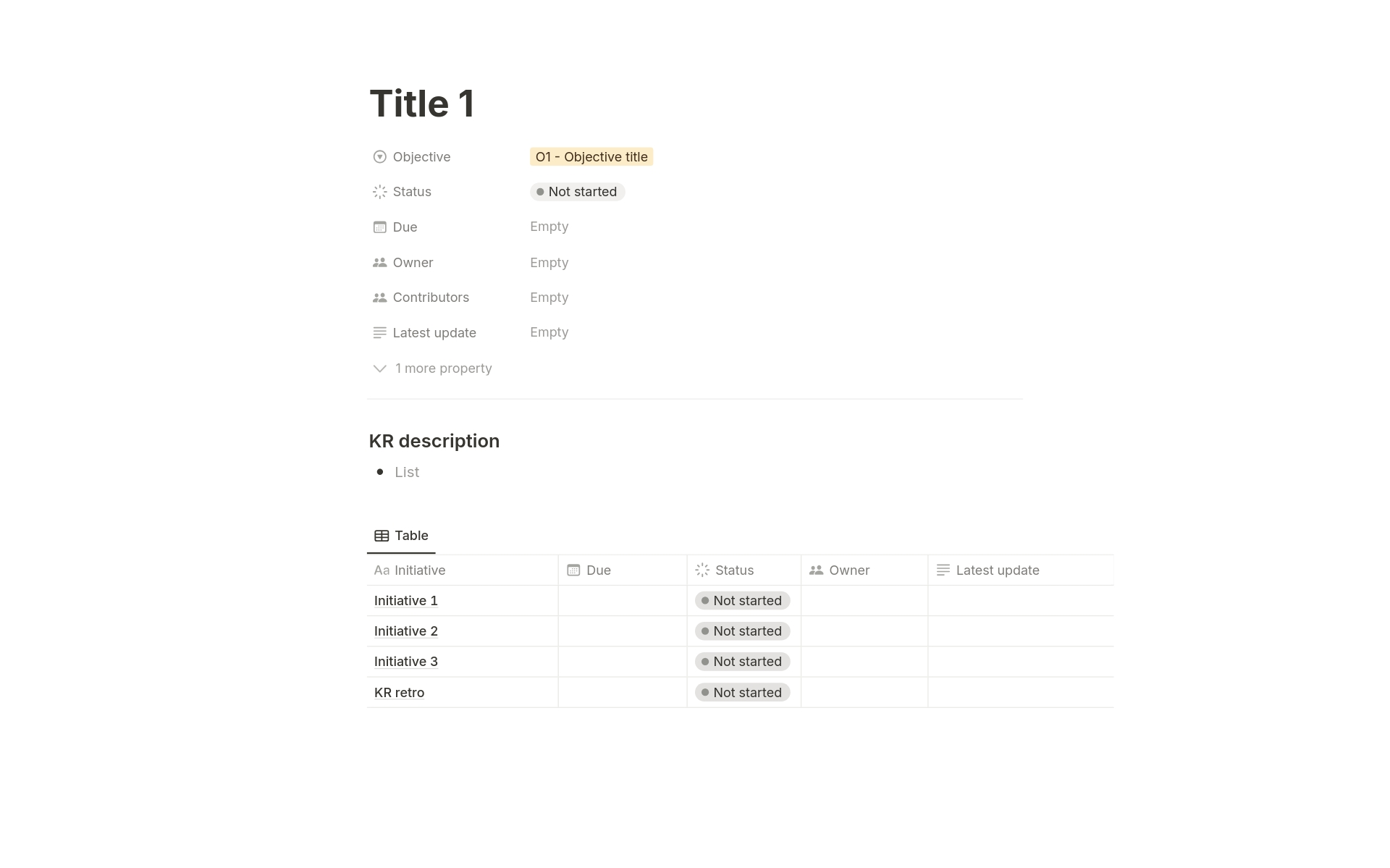 A simple way to organize your projects and OKRs and keep track of their progress. Great for individuals and teams.