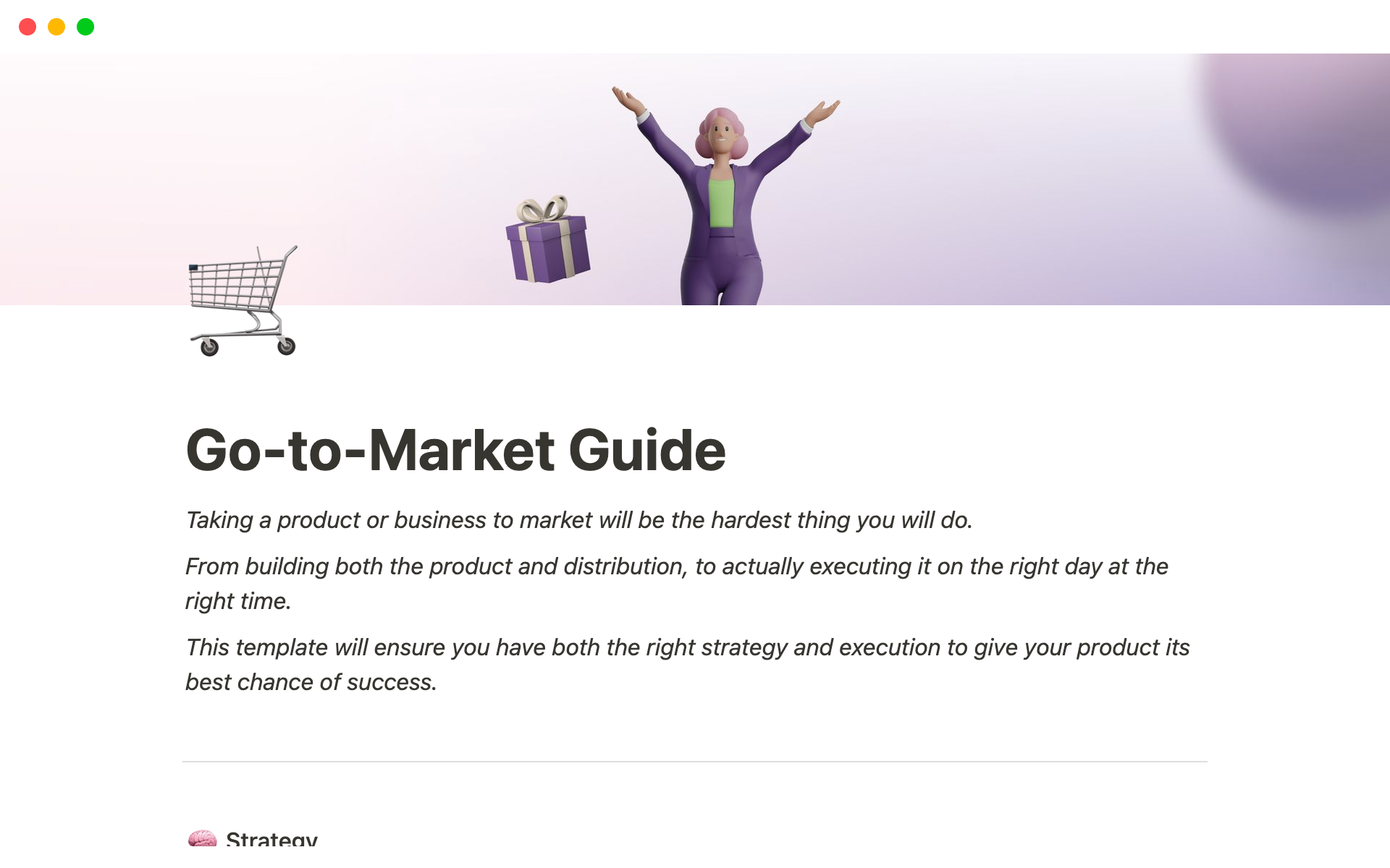 Go To Market Guide Template By Theren Notion Marketplace Go To Market Guide Template By Theren Notion Marketplace