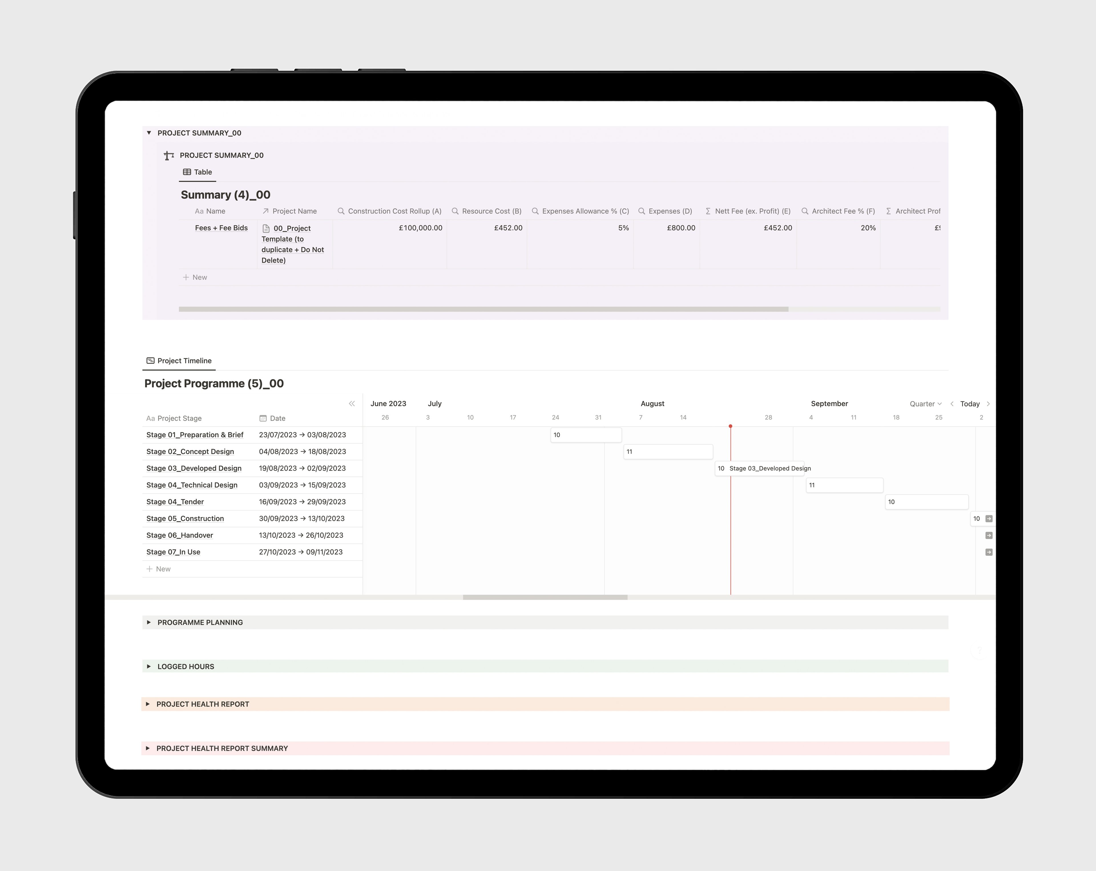 This ULTIMATE template consolidates all complex information into a single source. It's an ideal time-saving tool for architects and teams to accurately plan projects, tasks, and time. Specifically designed for enterprise companies.
