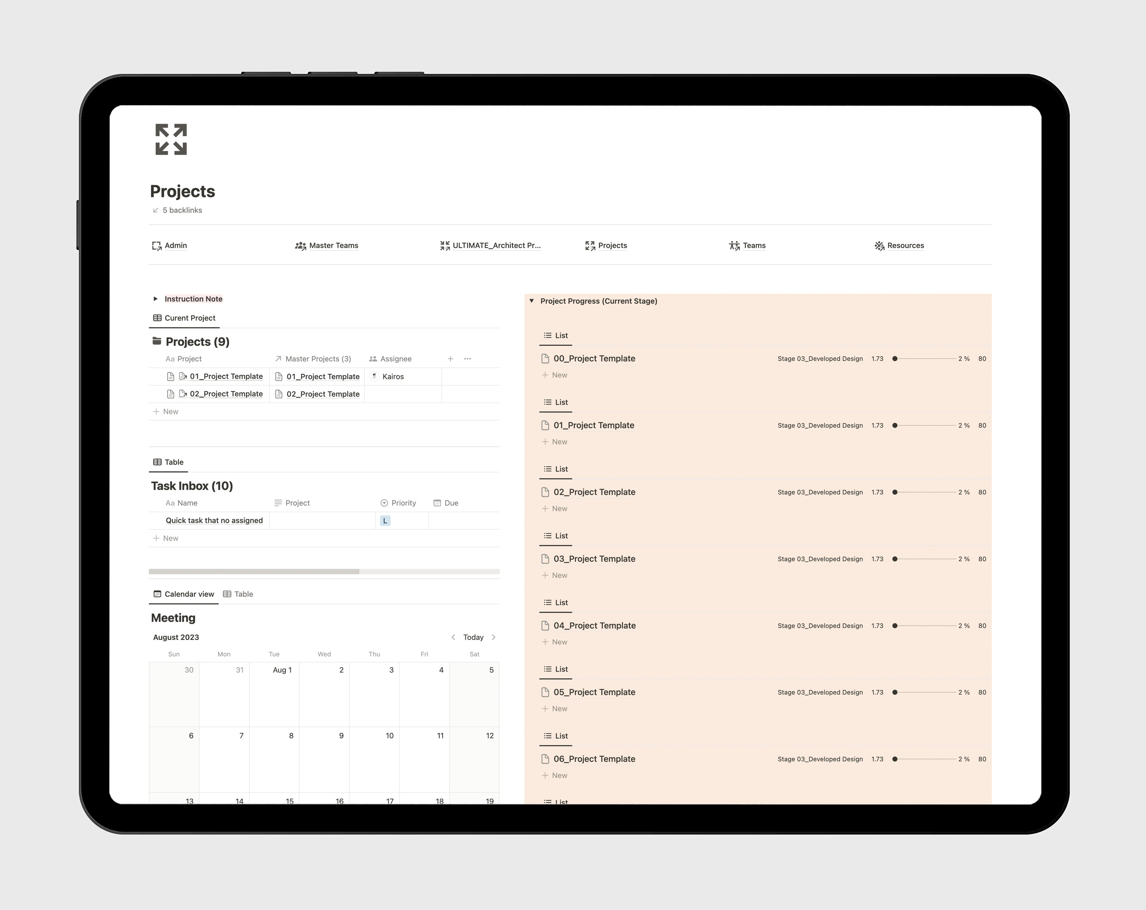 This ULTIMATE template consolidates all complex information into a single source. It's an ideal time-saving tool for architects and teams to accurately plan projects, tasks, and time. Specifically designed for enterprise companies.