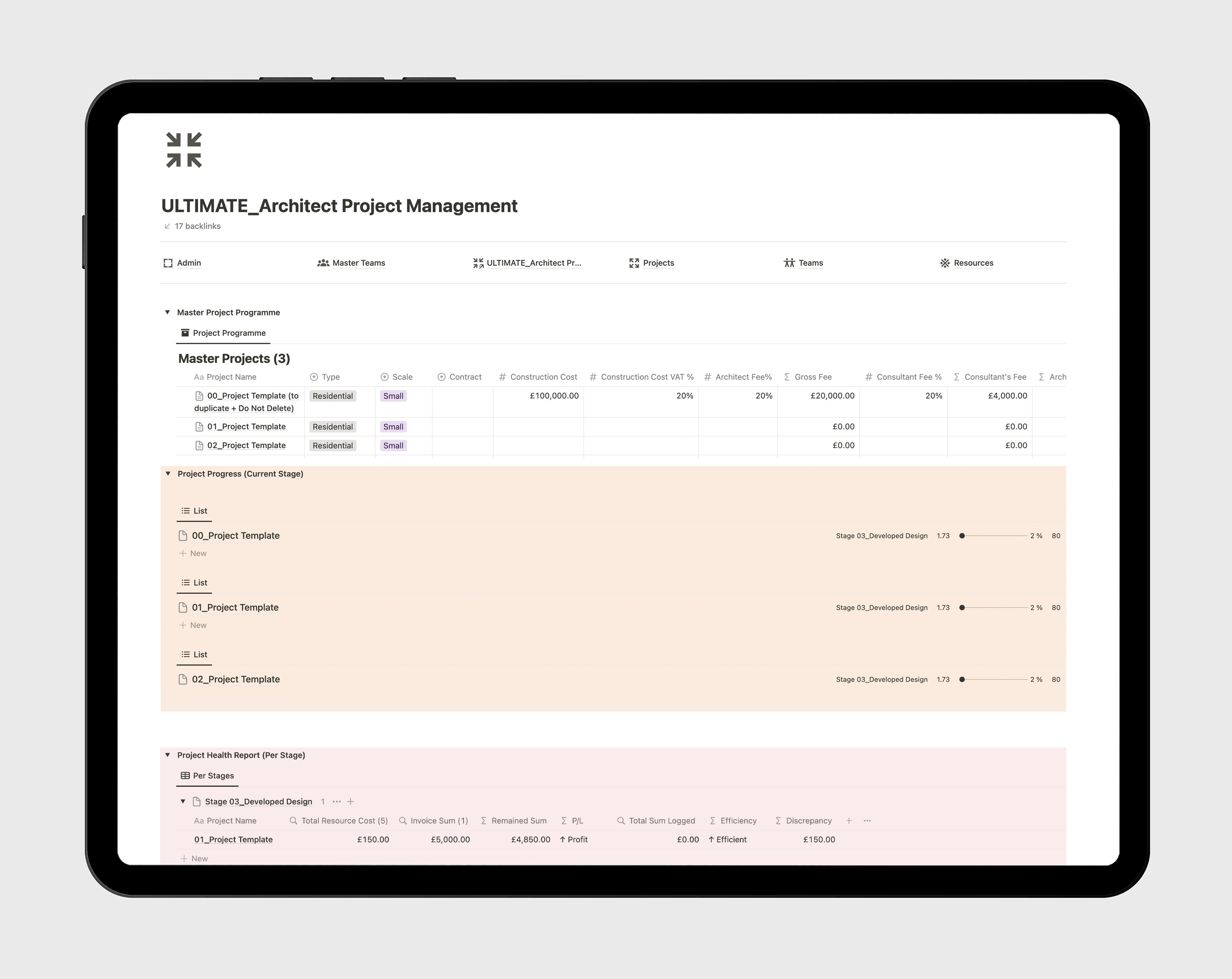 This ULTIMATE template consolidates all complex information into a single source. It's an ideal time-saving tool for architects and teams to accurately plan projects, tasks, and time. Specifically designed for enterprise companies.