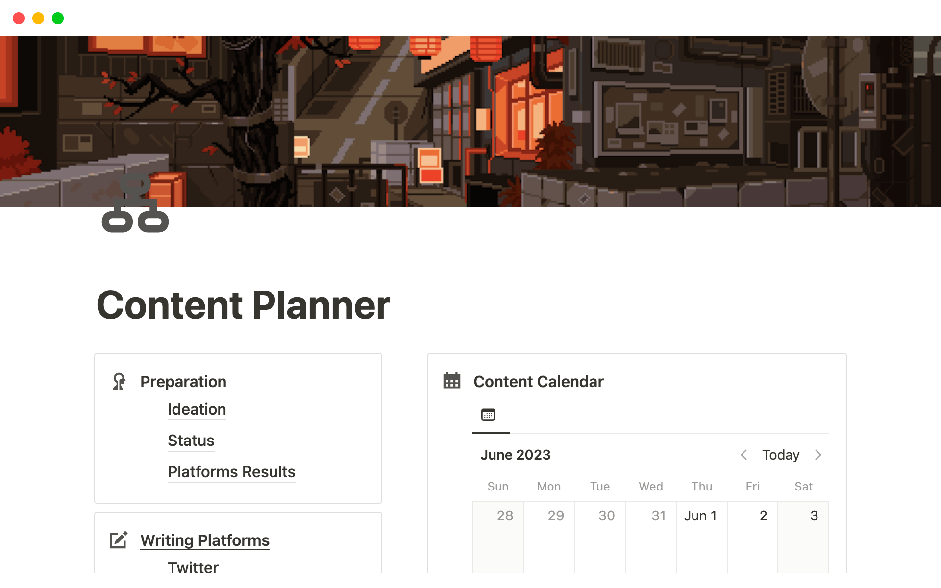 this template provides a powerful framework to organize your ideas, plan your content, and stay on track.