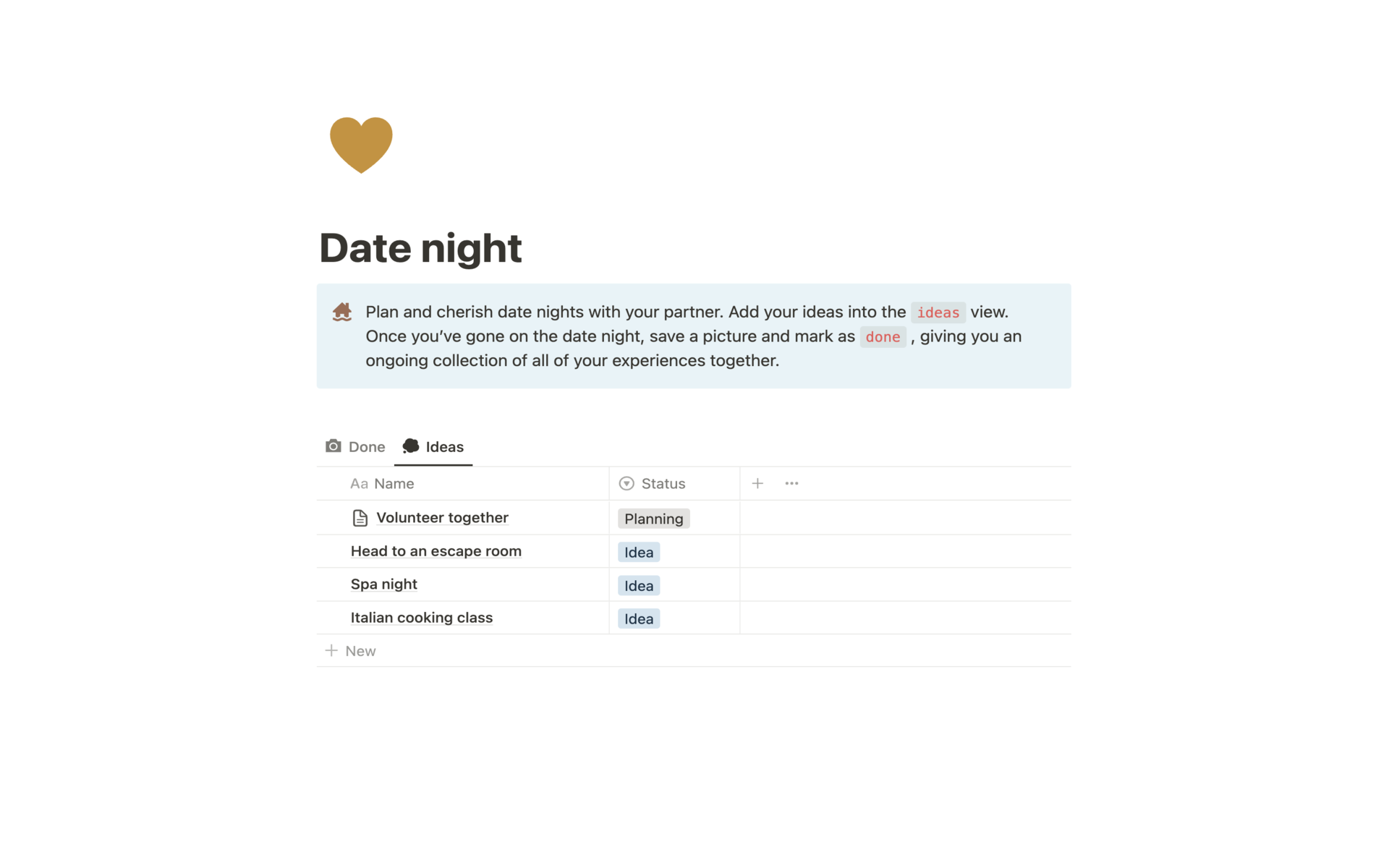 Plan and cherish date nights with your partner.
