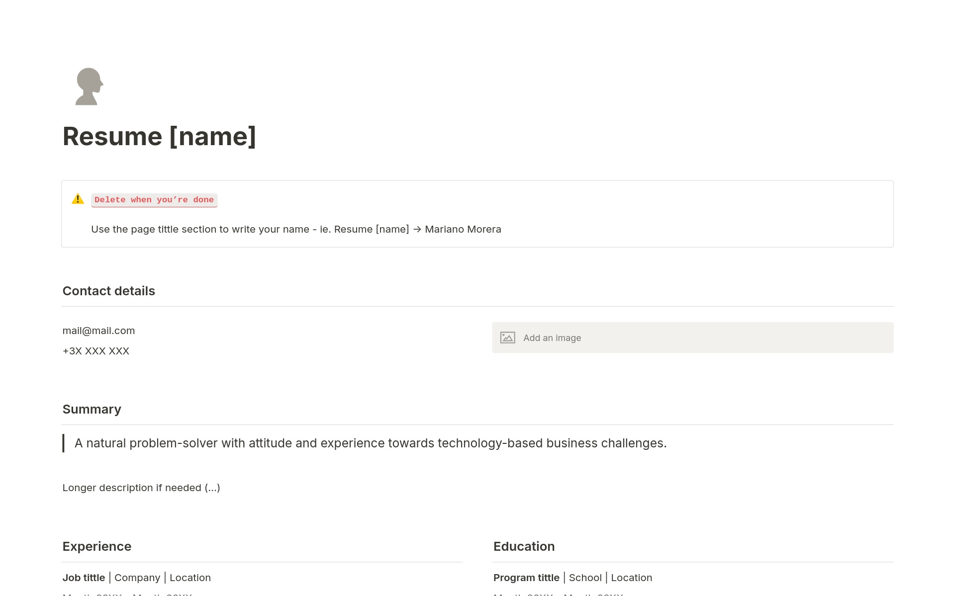 Personal Brand Kit | Notion Template