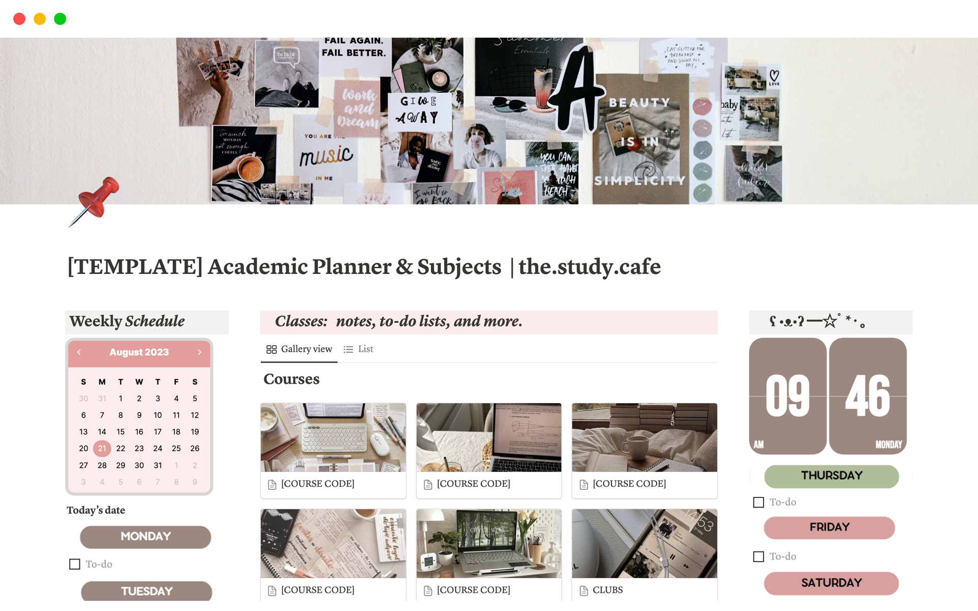 Best Personal Planner Templates from Notion