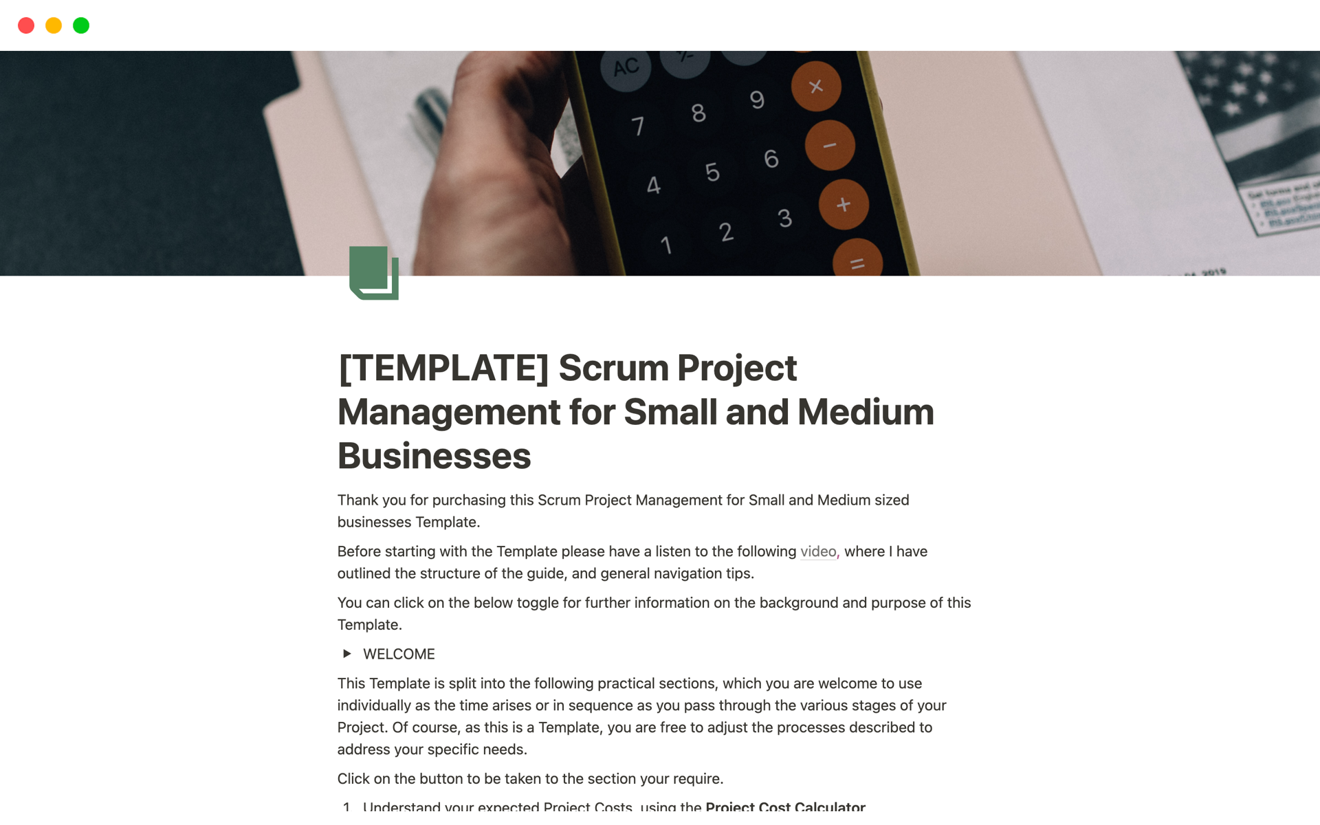 The Scrum Project Management guide for Small and Medium Businesses is a Notion Template for your business to help you to build Software Products (mobile apps, web apps, enterprise software products), based on the Scrum framework, more efficiently.