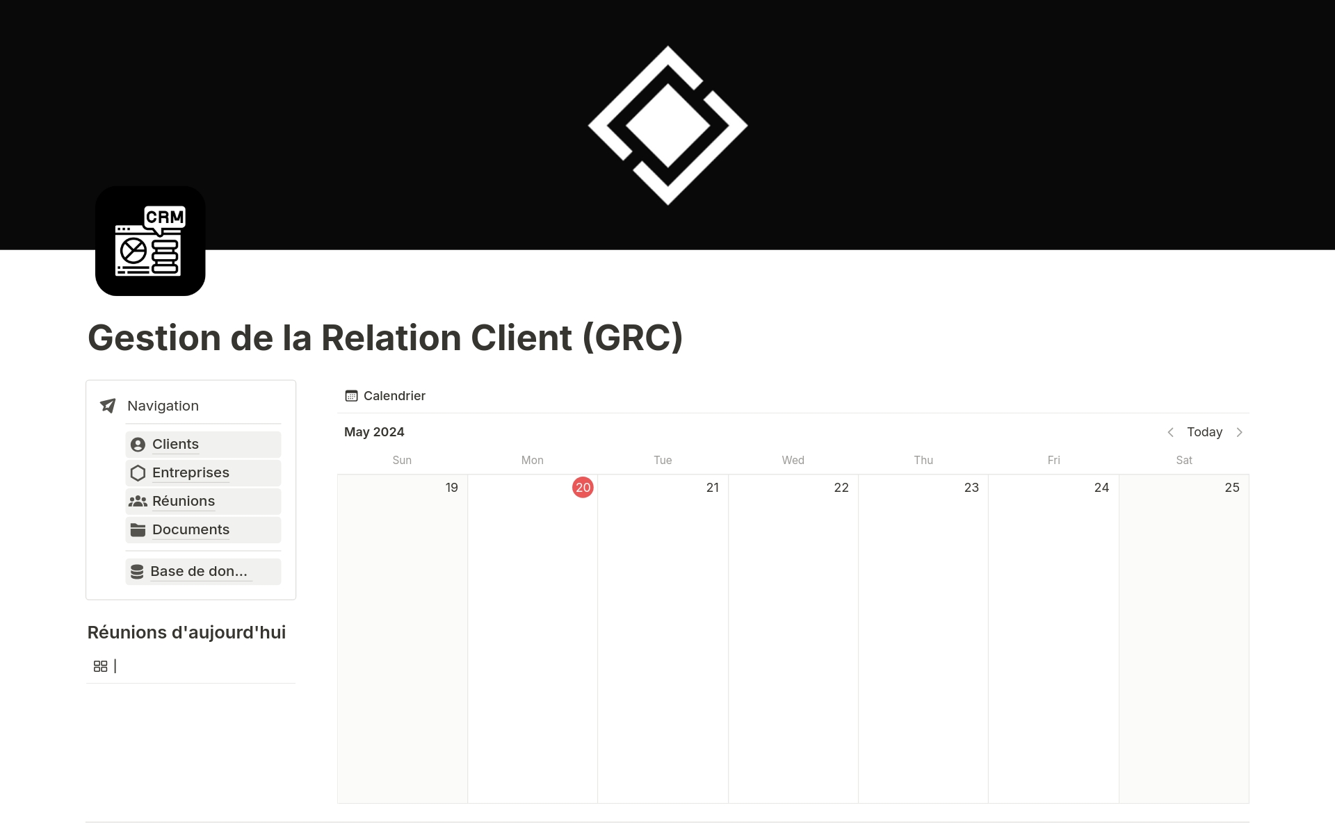 Aperçu du modèle de Gestion de la Relation Client (GRC)