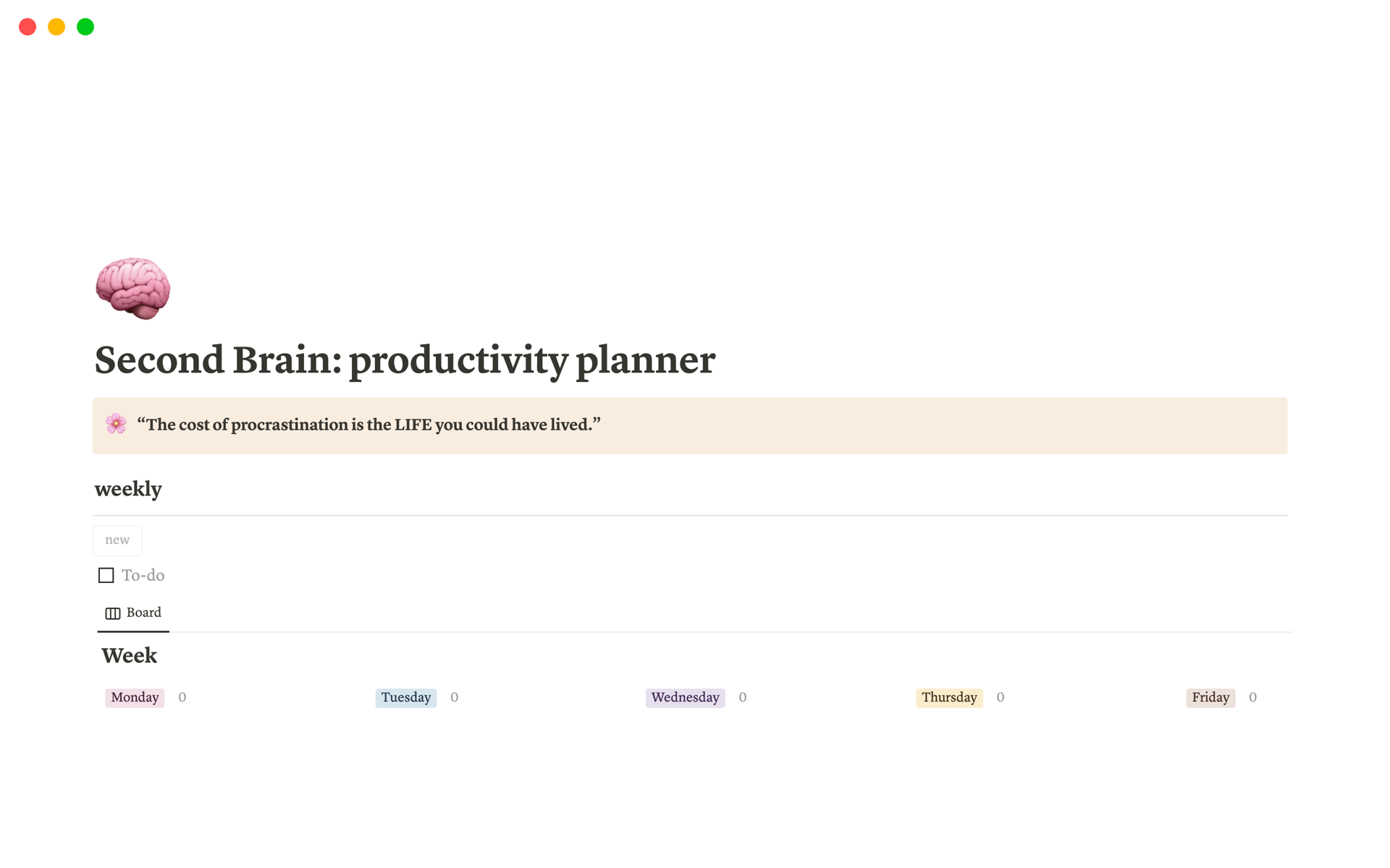 "Second Brain": The ultimate Notion template empowering students with unparalleled productivity, seamlessly organizing notes, tasks, and resources for a streamlined academic journey.