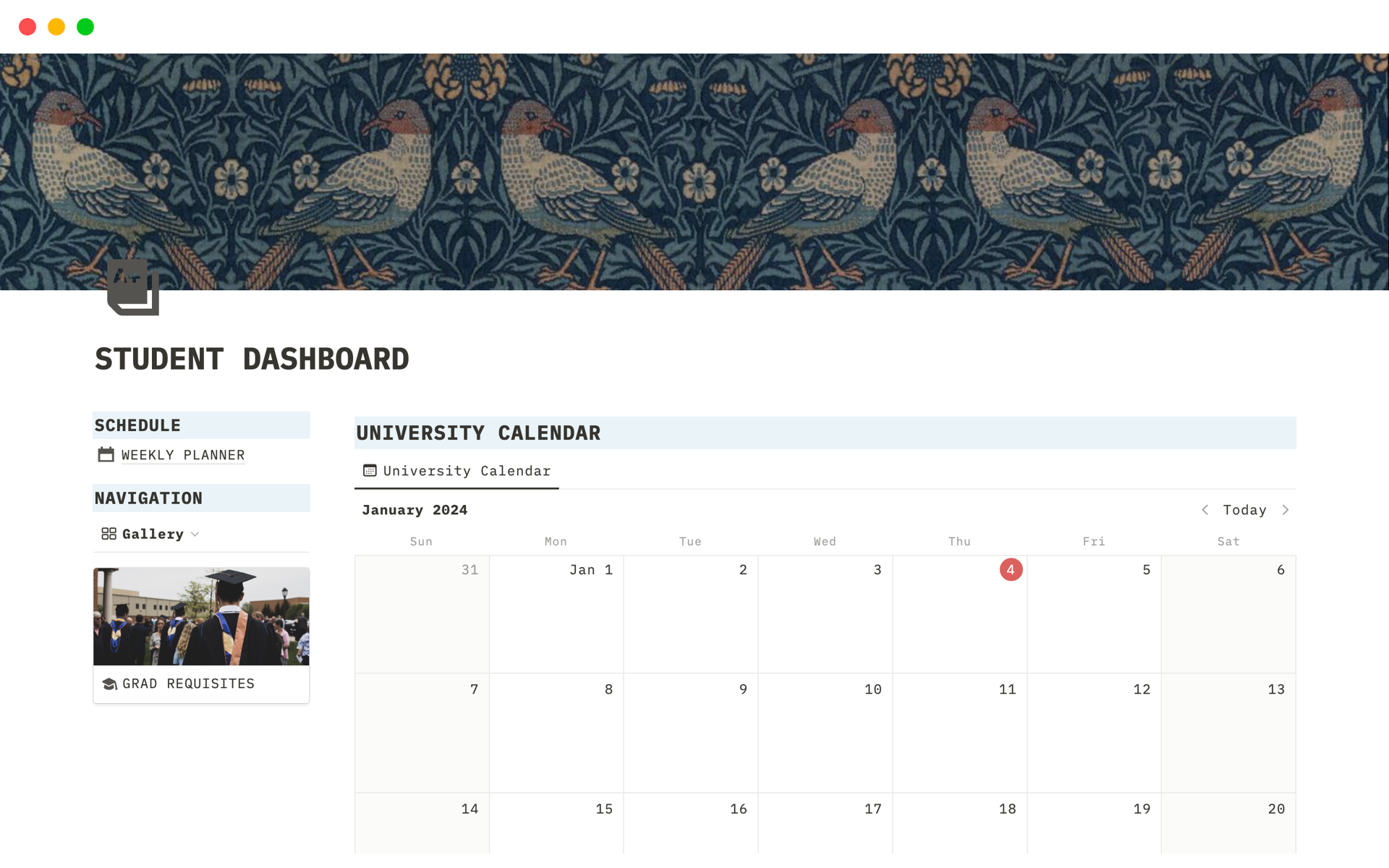 Boost academic success with Integrated Student Organizer: a Notion template for streamlined student life. Features weekly planner, Canva integration for projects, and semester-long note-taking. Master organization effortlessly. 📚✨ 