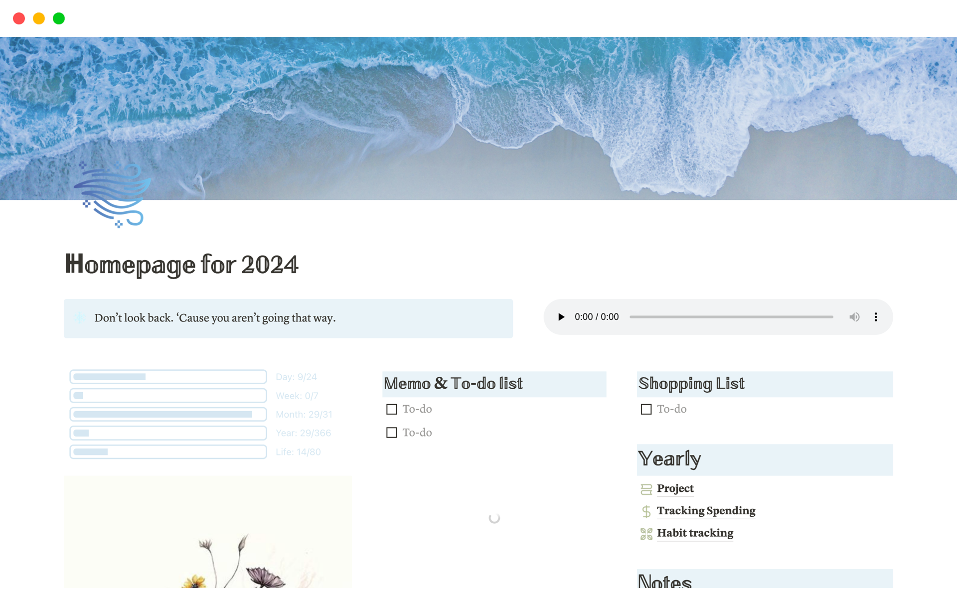 Mallin esikatselu nimelle Homepage for 2024