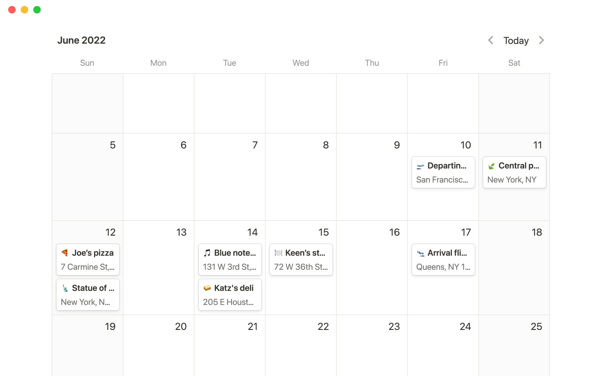 Notion's trip planner 2024 Notion Template