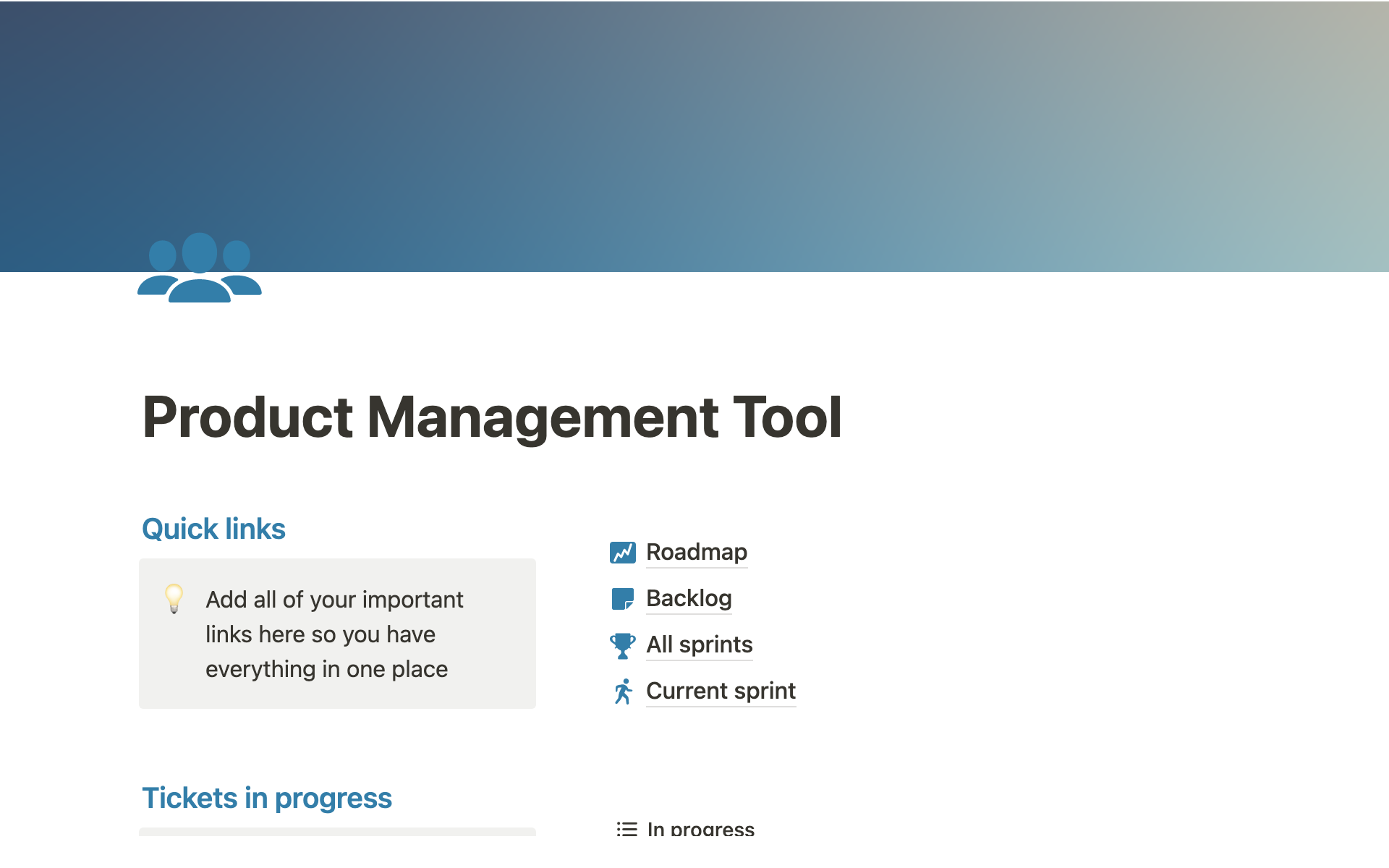 Product Management Tool Template by Alex | Notion Marketplace