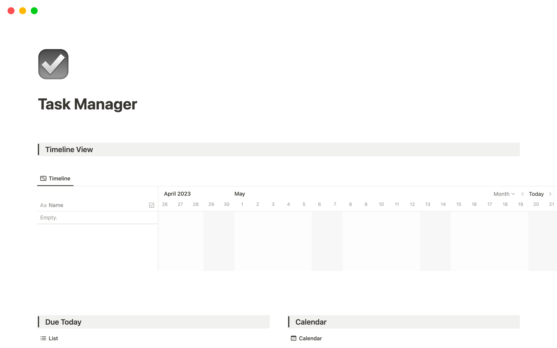 Task Manager Template by Stefan Kc | Notion Marketplace