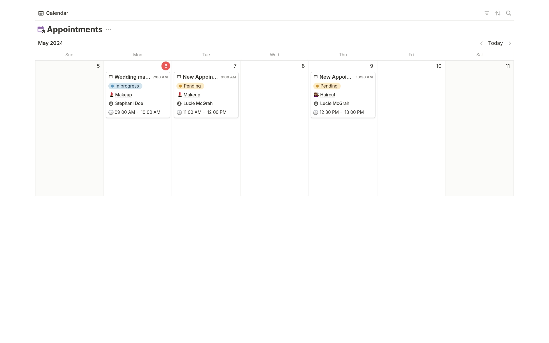 📅 The ultimate solution for effortlessly managing your client appointments, service types, clients, staff, and tasks.