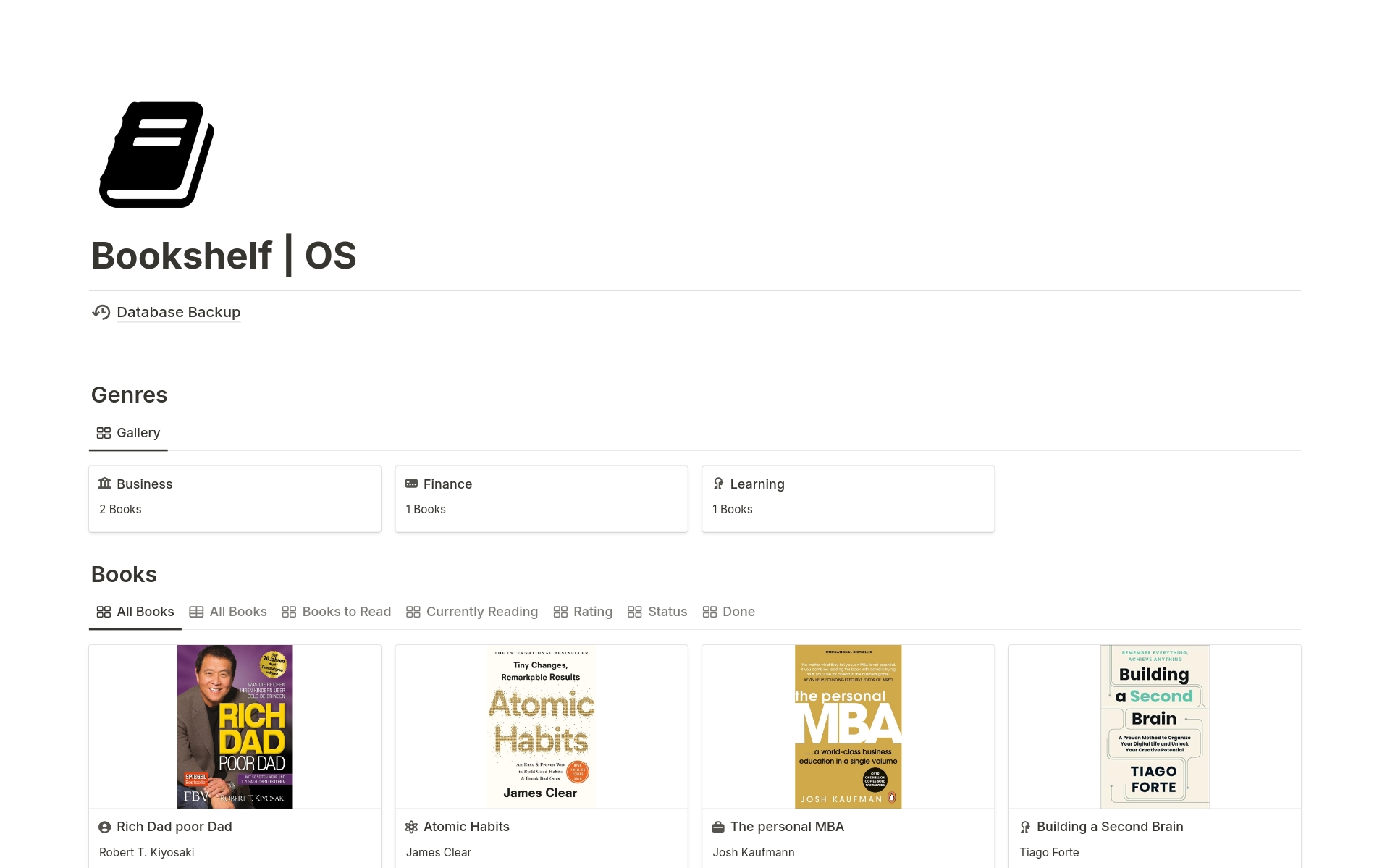 Discover the key features of our Bookshelf Template: